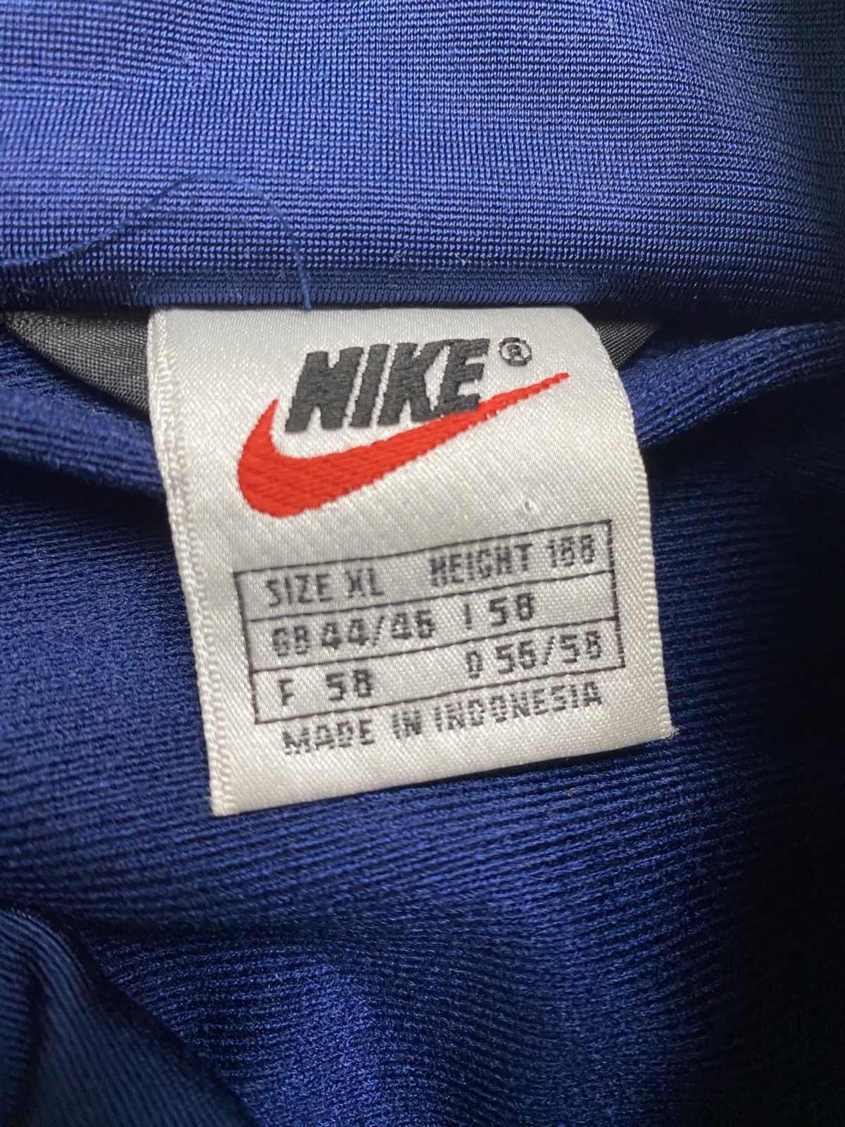 Nike × Vintage Vintage 90's Nike USA Drill Track Jacket Big Swoosh Size US XL / EU 56 / 4 - 12 Thumbnail