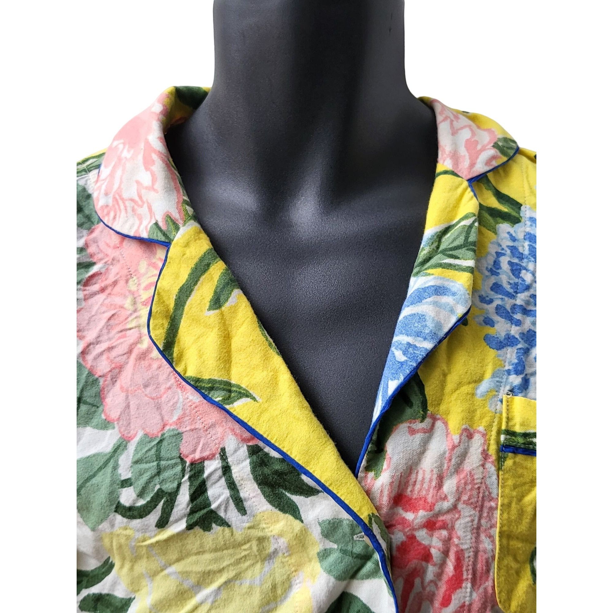 Anthropologie Anthropologie Sire Button Down Top Women Sz S Floral Multico Size S / US 4 / IT 40 - 2 Thumbnail