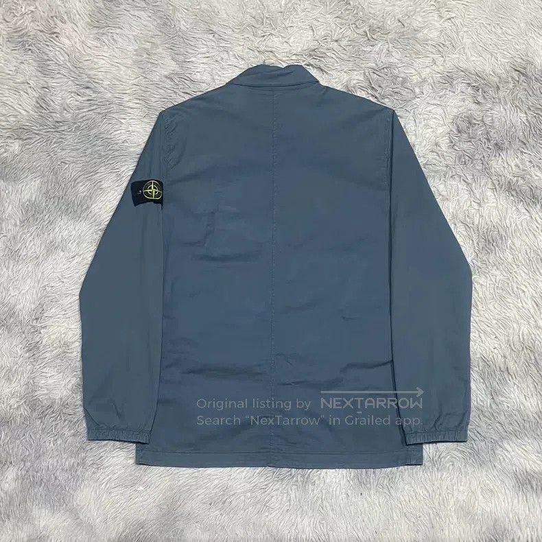 Stone Island Stone Island Four Pocket Washed Jacket Coat Dark Blue Size Size US L / EU 52-54 / 3 - 2 Thumbnail