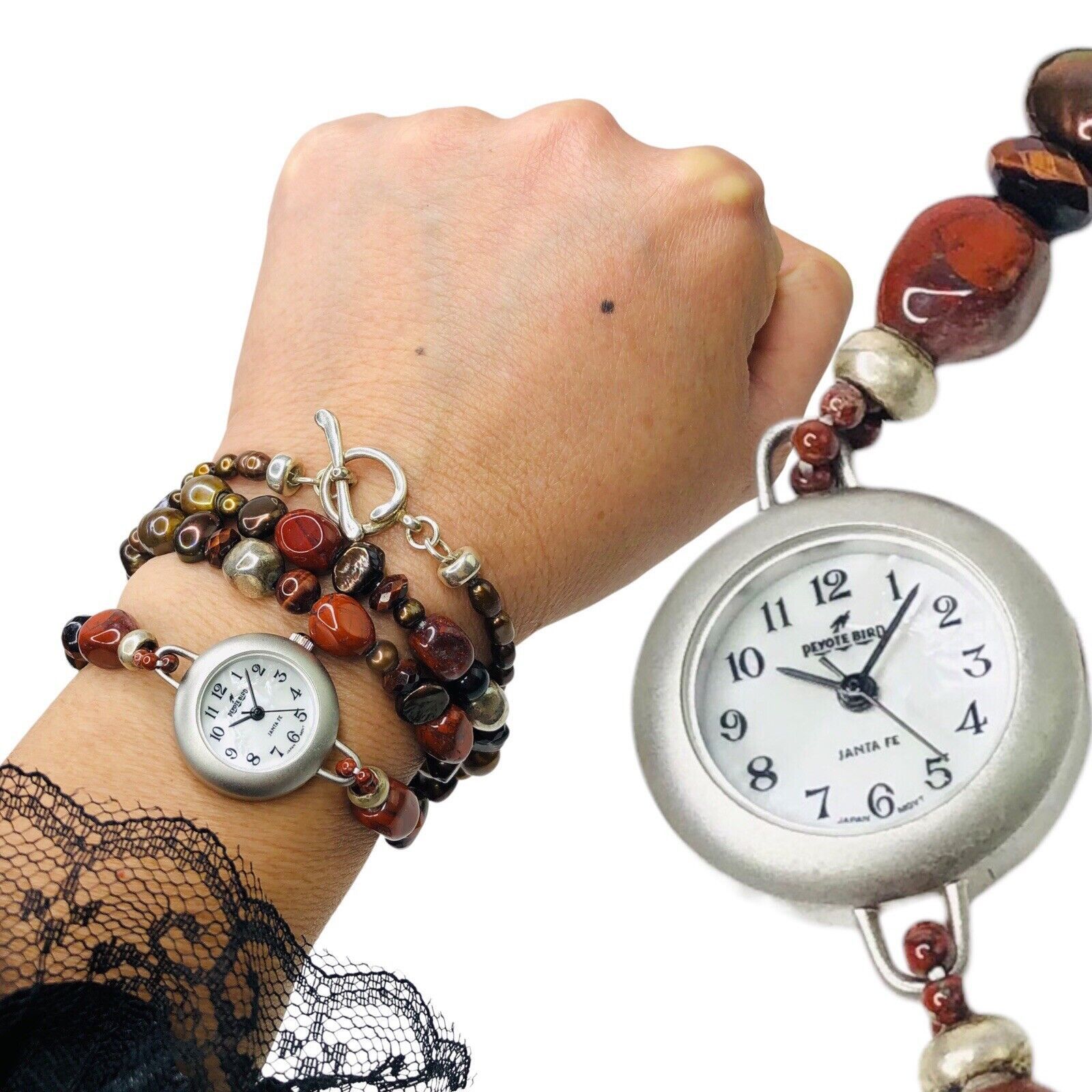Peyote Bird Vintage Peyote Bird Women Bracelet Watch Necklace Size ONE SIZE - 1 Thumbnail