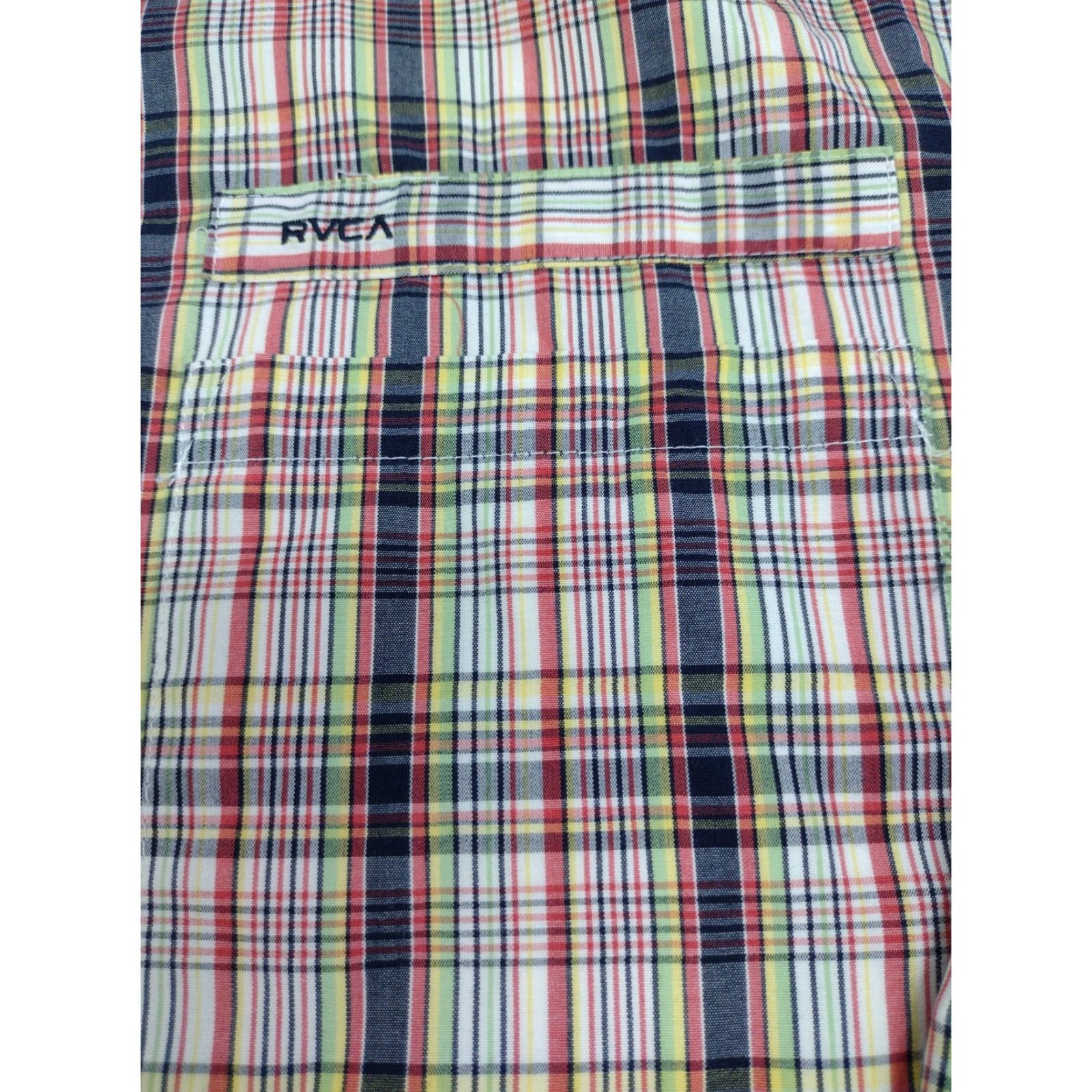 RVCA RVCA Men’s Long Sleeve Snap Button Up Shirt XL Multicolor Plaid Shirt One Word: Button-Up (RVCA) Men’s Shirt Size US XL / EU 56 / 4 - 7 Thumbnail