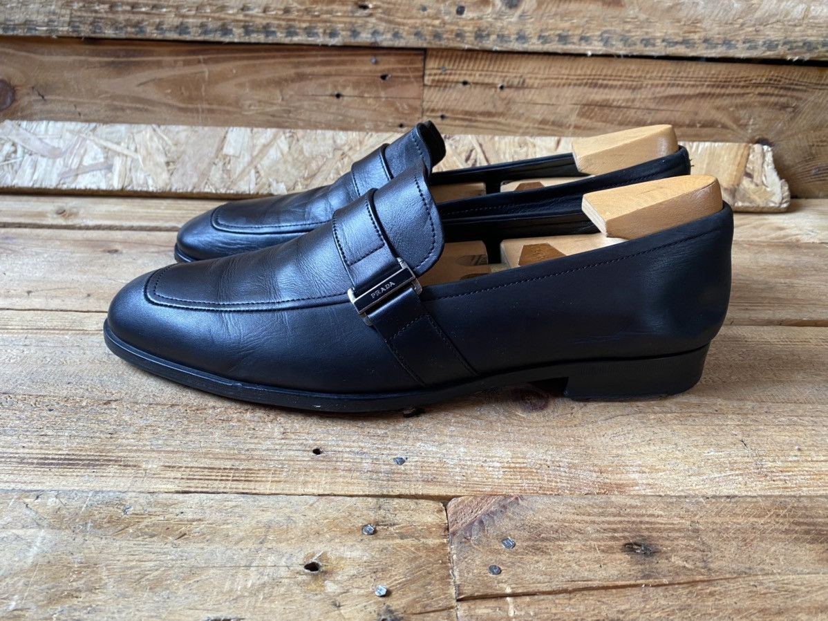 Prada Prada black leather dress shoes sz 8 Size US 9 / EU 42 - 5 Thumbnail