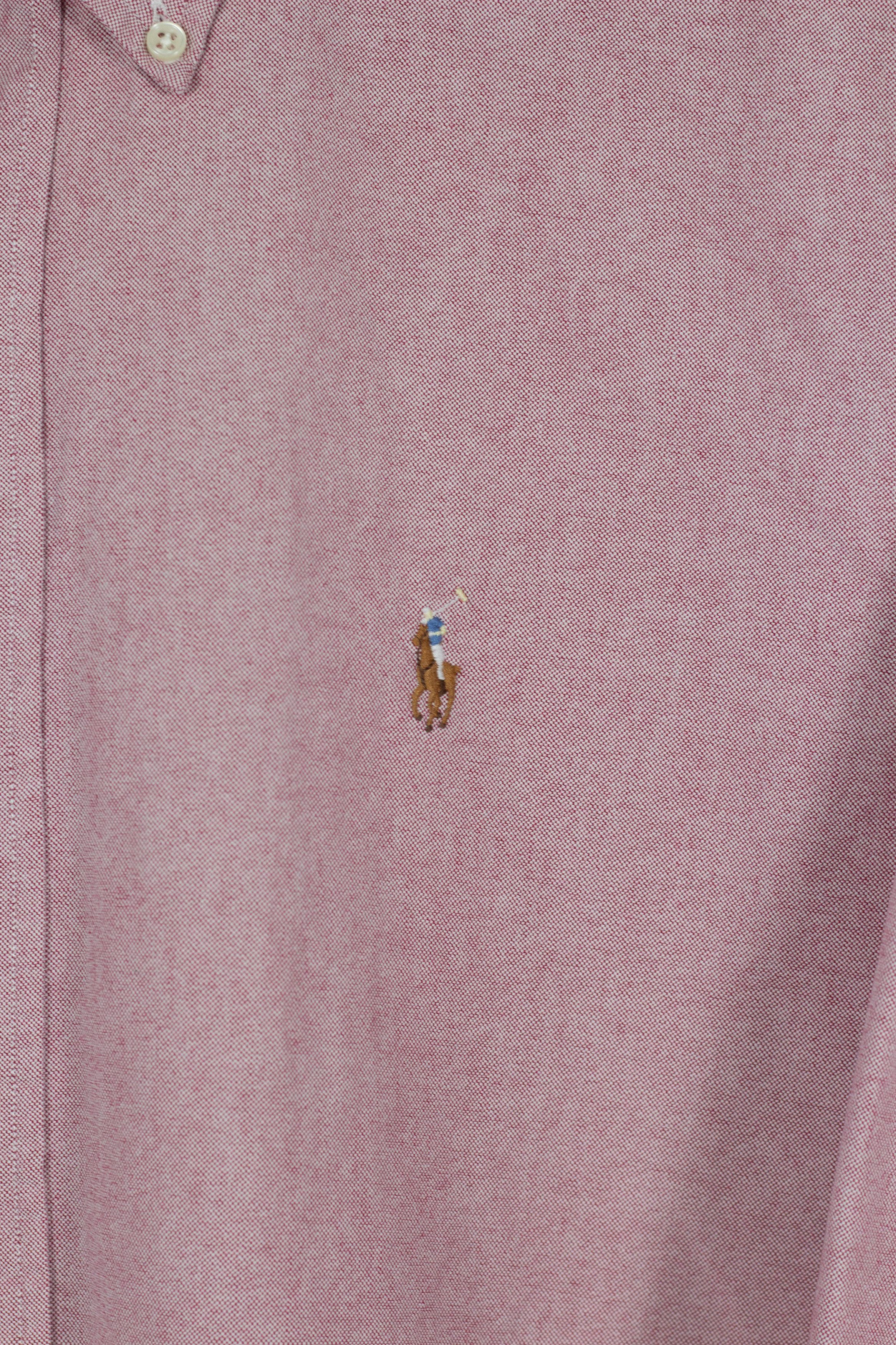 Polo Ralph Lauren × Ralph Lauren Polo Ralph Lauren Pony Logo Pink Oxford Shirt Size US XL / EU 56 / 4 - 3 Thumbnail