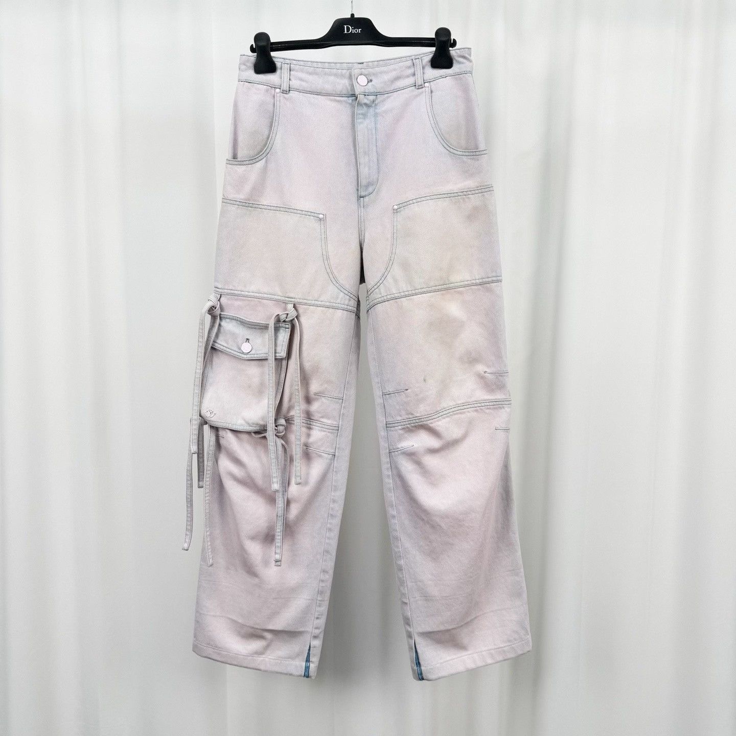 Louis Vuitton Louis Vuitton Sash Pocket Tie-Dye Cargo Jeans Size US 30 / EU 46 - 1 Preview