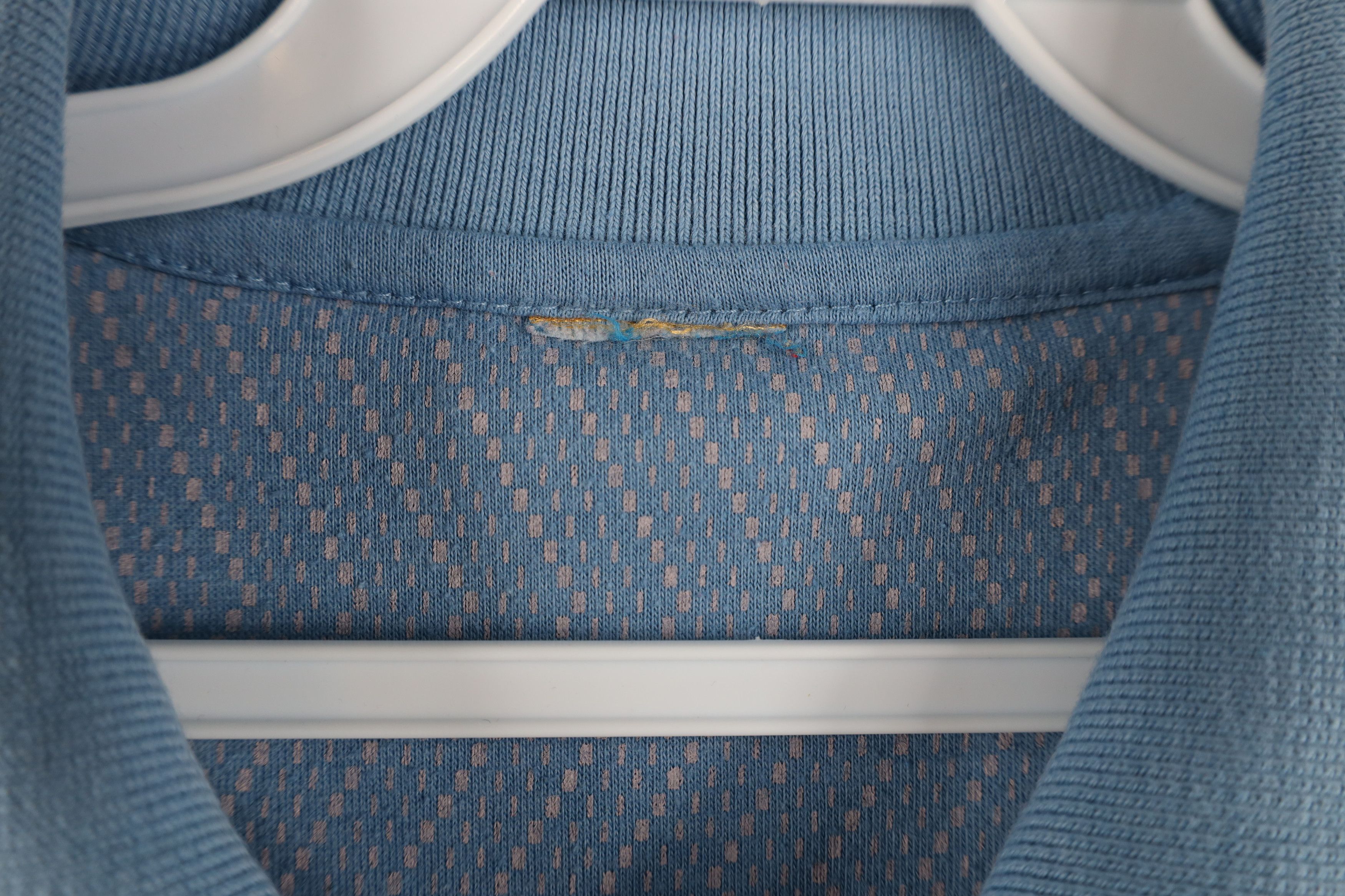 Vintage Vintage 90s Streetwear Zig Zag Wavy Knit Pullover Polo Shirt Size US XXL / EU 58 / 5 - 7 Thumbnail