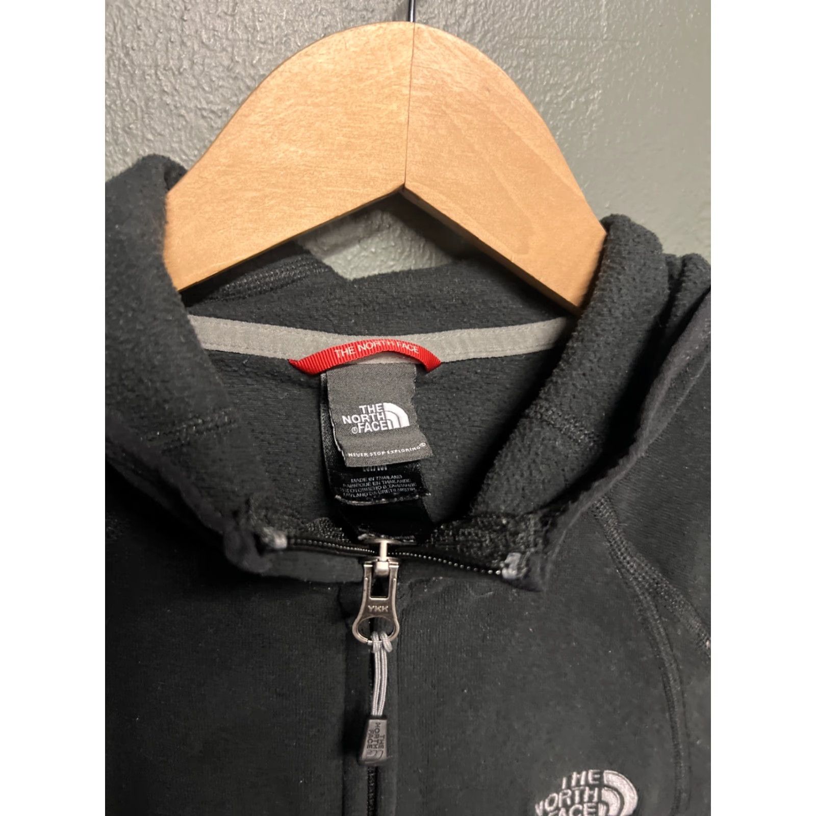 The North Face The North Face Hoodie Womens Medium Black Full Zip Zip-Up Size M / US 6-8 / IT 42-44 - 2 Thumbnail