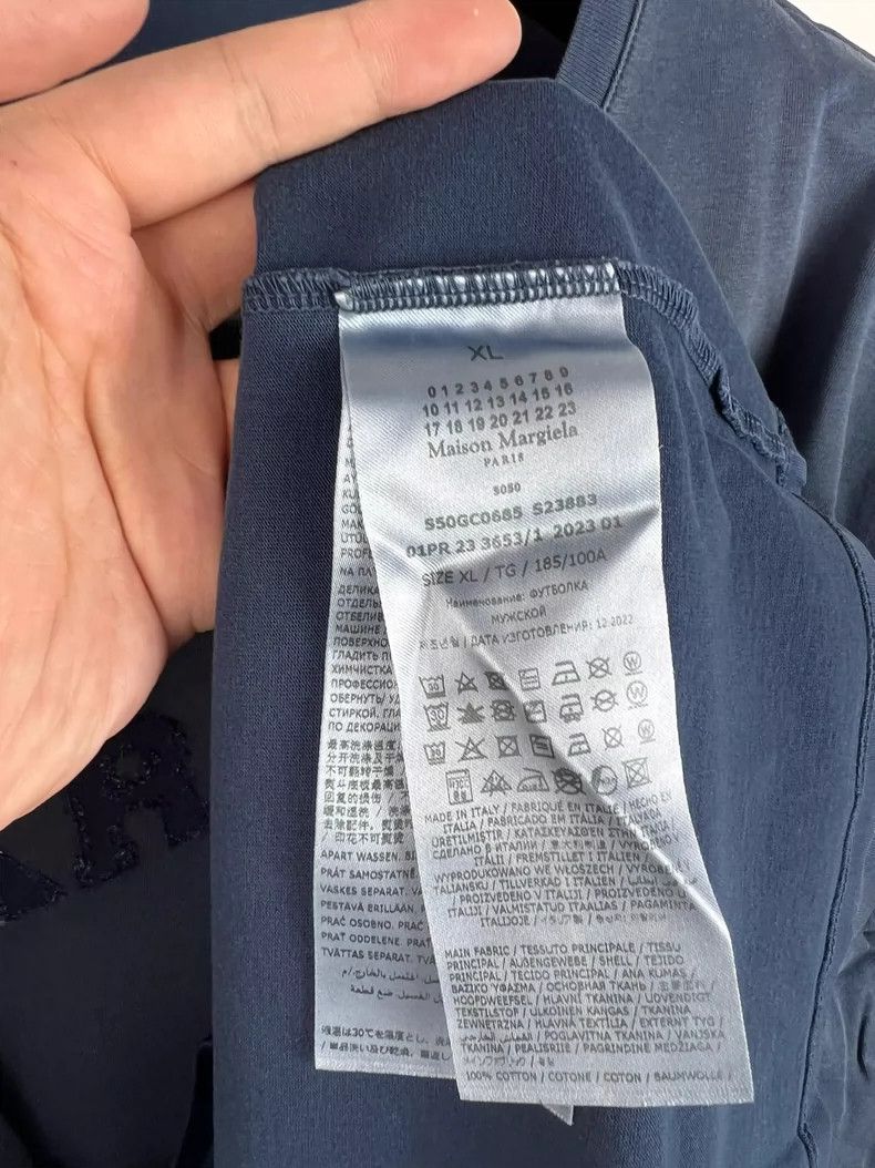 Maison Margiela Maison margiela Washed logo short sleeves Size US XL / EU 56 / 4 - 6 Thumbnail