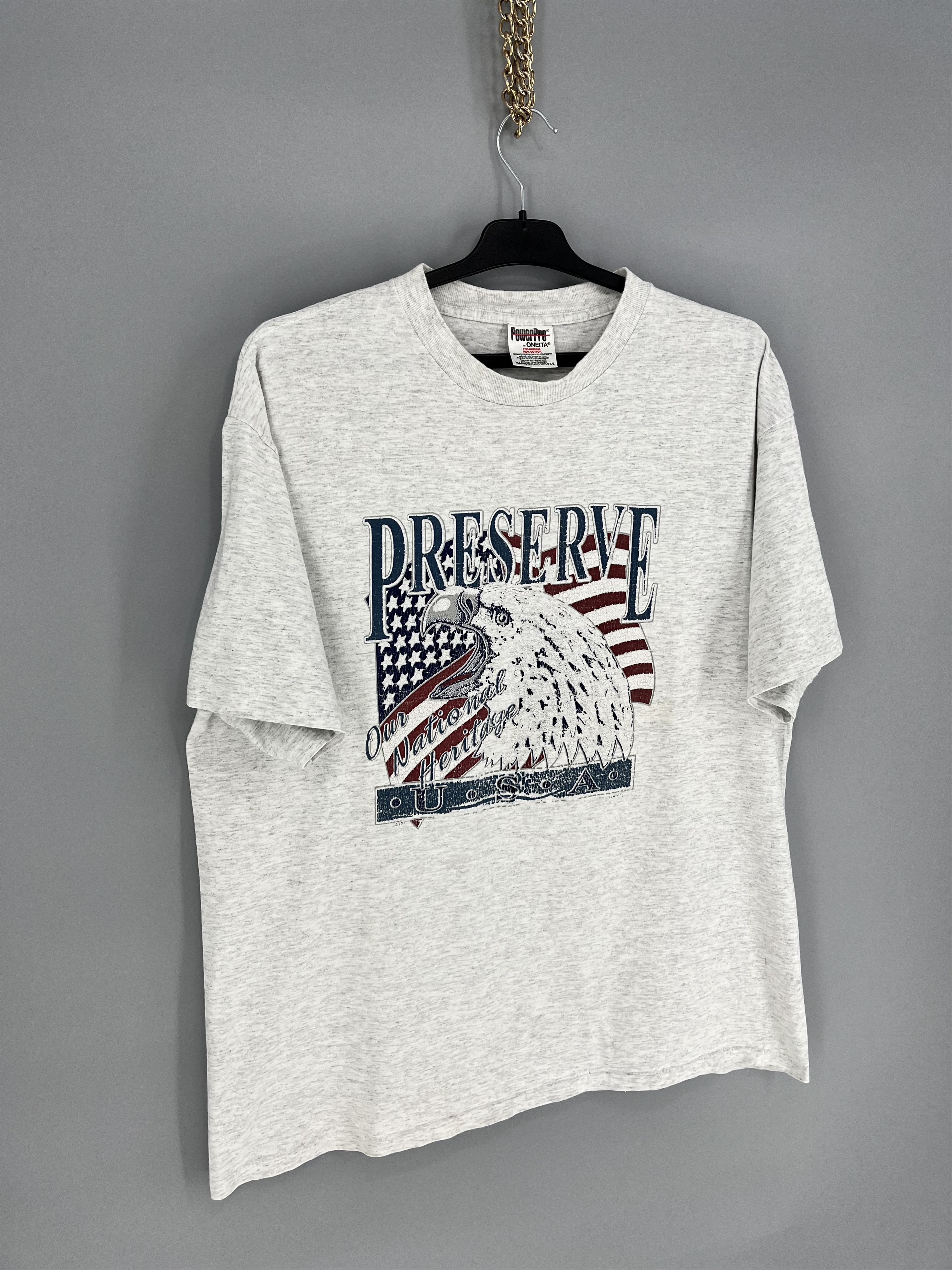 Vintage Vintage Eagles Preserves U.S.A Tees T Shirts Size US XL / EU 56 / 4 - 2 Thumbnail