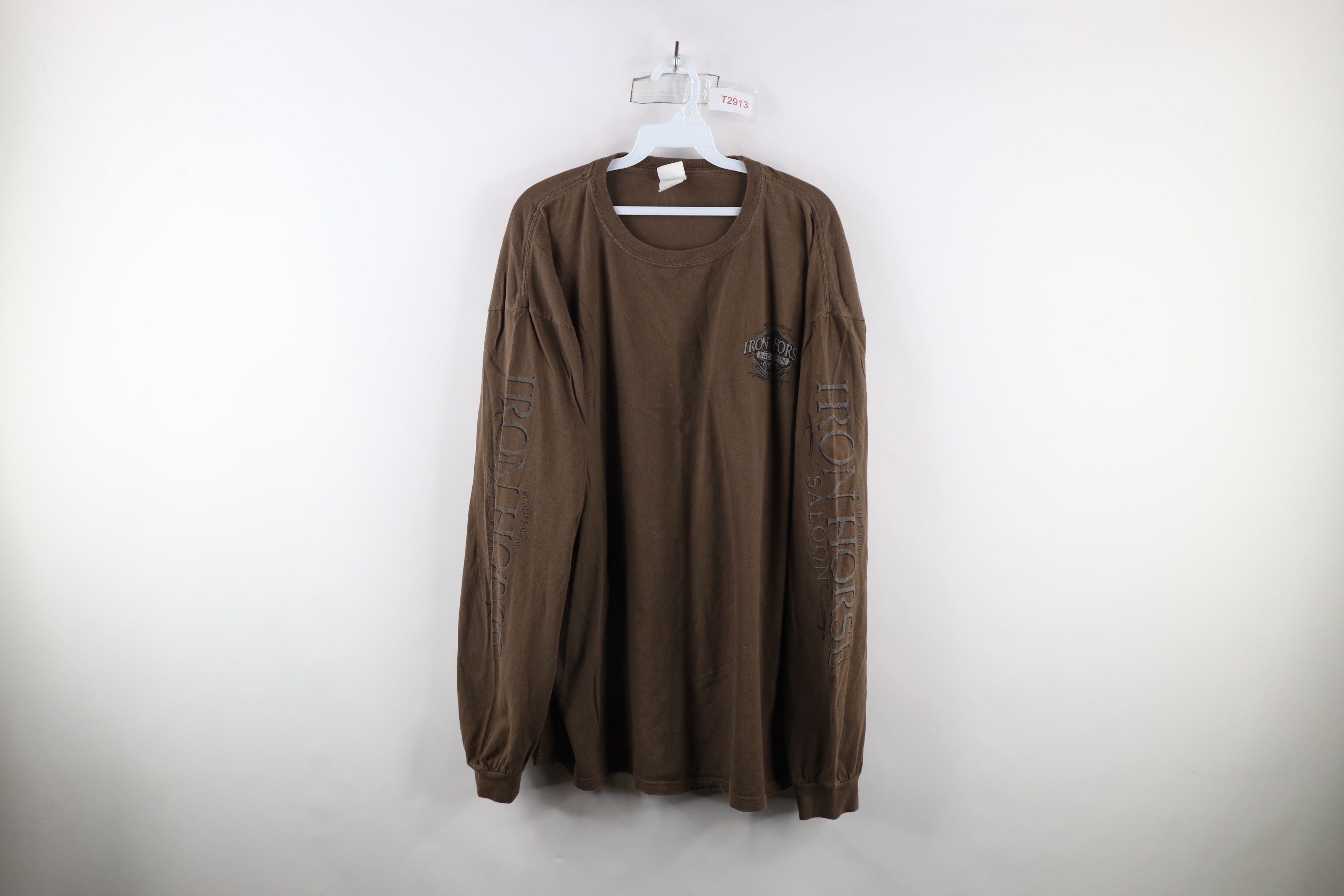 Vintage Vintage Out Iron Horse Saloon Florida Long Sleeve T-Shirt Size US XXL / EU 58 / 5 - 1 Thumbnail