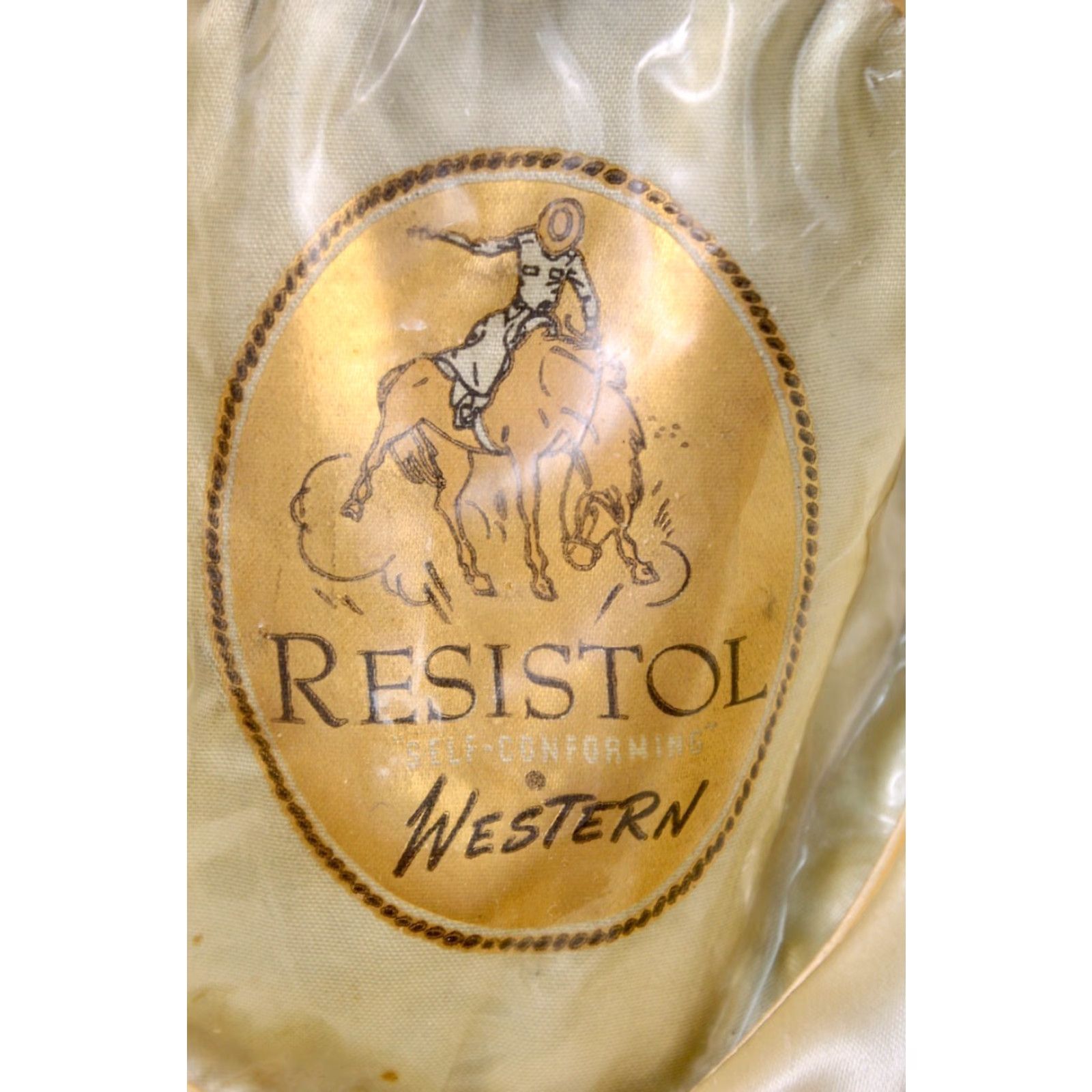 Vintage VTG 1950s Resistol Blue Cowboy Hat Sz 6 7/8 50s Western Rodeo Belle Hat Mens Size ONE SIZE - 6 Thumbnail