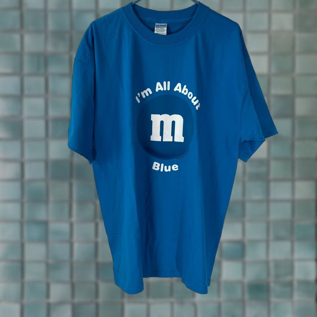 Gildan Gildan T-Shirt Mens Short Sleeve I'm All About Blue Ultra Cotton Graphic XL Blue Graphic Tee - Mens XL Blue Graphic T-Shirt Gildan Size US XL / EU 56 / 4 - 1 Thumbnail