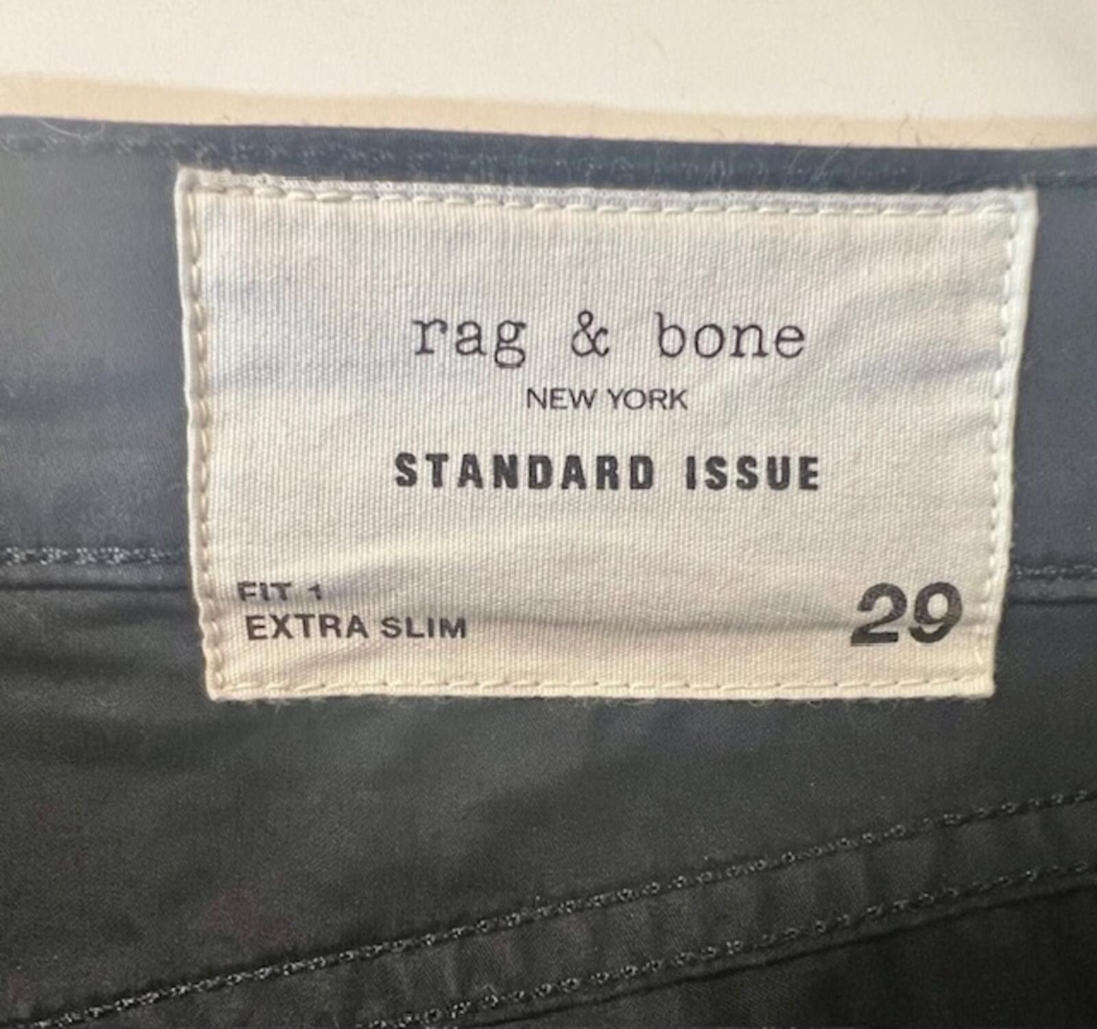 Rag & Bone Rag & Bone Standard Issue Fit 1 EXTRA SLIM Size 29" - 6 Thumbnail