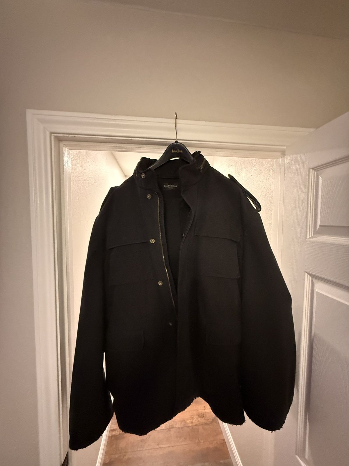 Balenciaga Balenciaga SS24 Runway Ripstop Military Parka – Size 3 Size US L / EU 52-54 / 3 - 1 Thumbnail