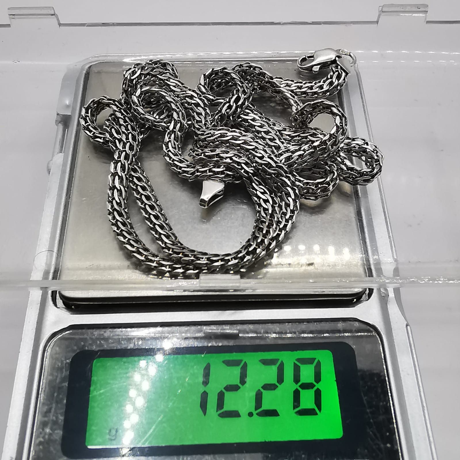 Sterling Silver Vintage Jewelry Chain, 925 Sterling Silver, Signed 12,28g Size ONE SIZE - 3 Thumbnail