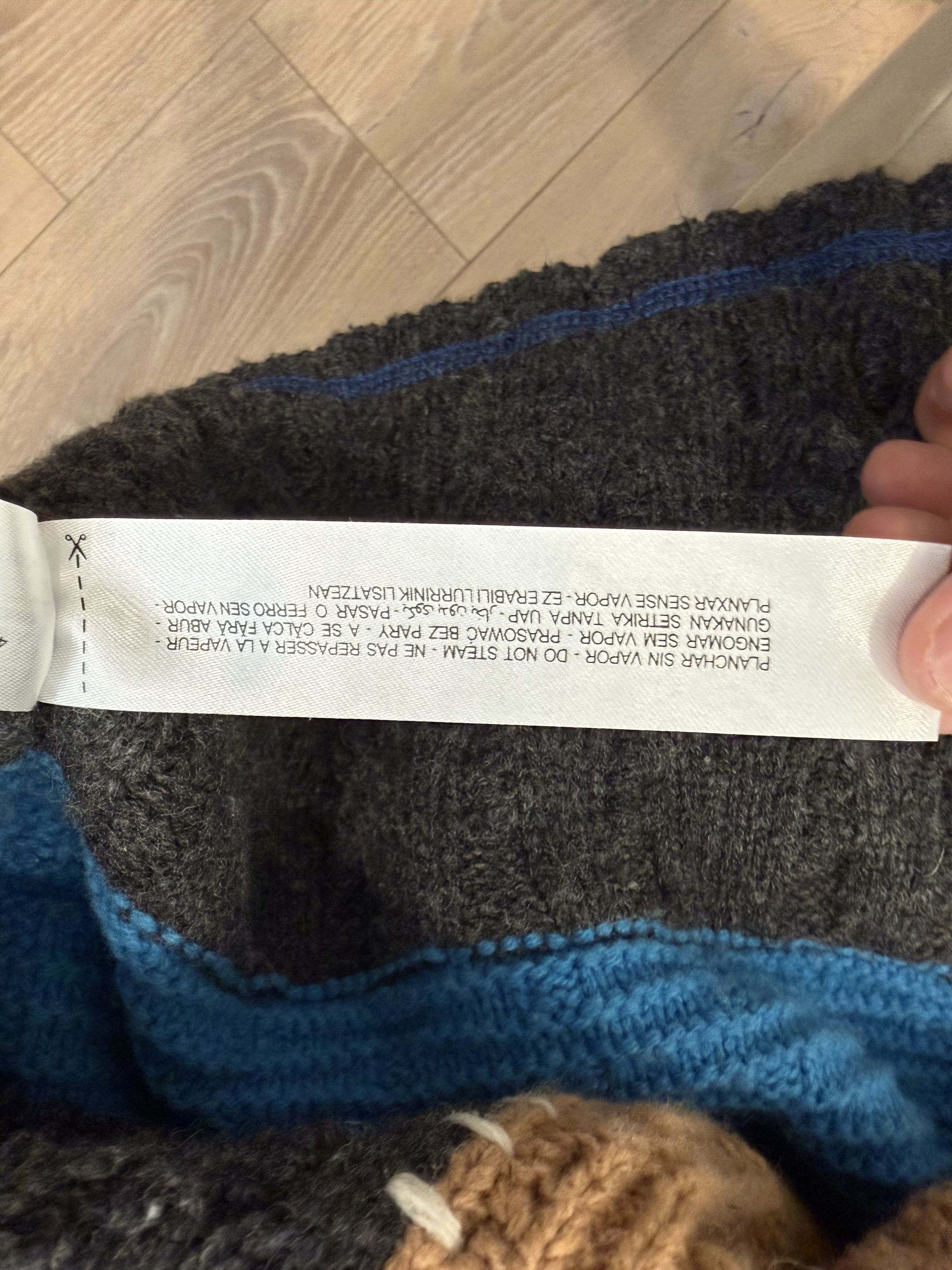 Ader Error × Zara ADER error x Zara Oversized Patchwork Knit Cardigan Size XL / US 12-14 / IT 48-50 - 9 Thumbnail