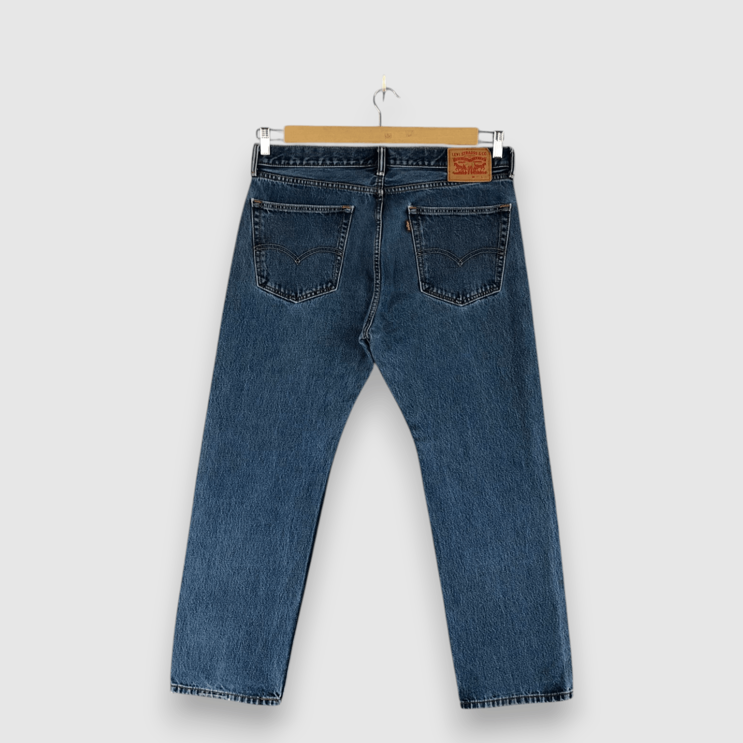 Levi's Vintage 90's Levis 505 Faded Jeans Levi's Stone Wash Denim Size US 36 / EU 52 - 2 Thumbnail