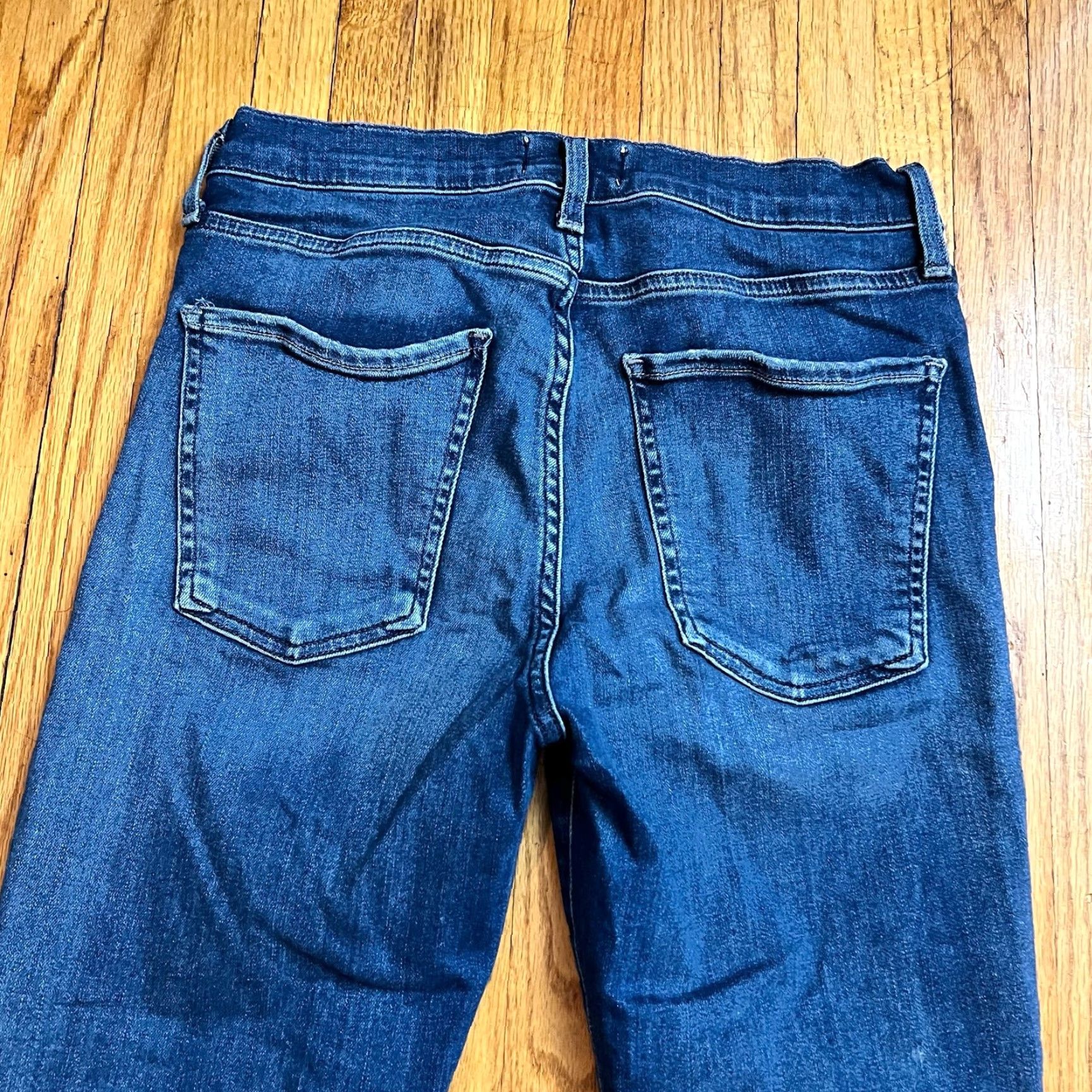 Agolde AGOLDE Jeans Womens 28 Sophie Crop Skinny Pants Raw Hem Jeans Women 28 Crop Skinny 27x26 Blue Womens Size 28" / US 6 / IT 42 - 5 Thumbnail