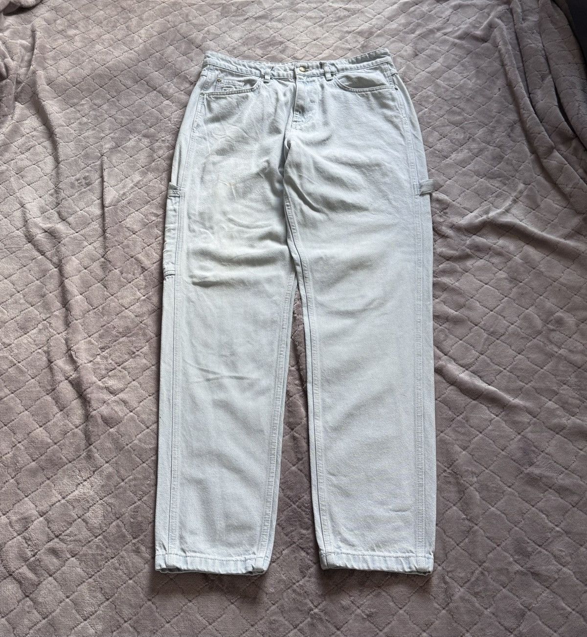 Karl Kani × Vintage Vintage Karl Kani Big Logo Denim Pants Size US 34 / EU 50 - 2 Thumbnail