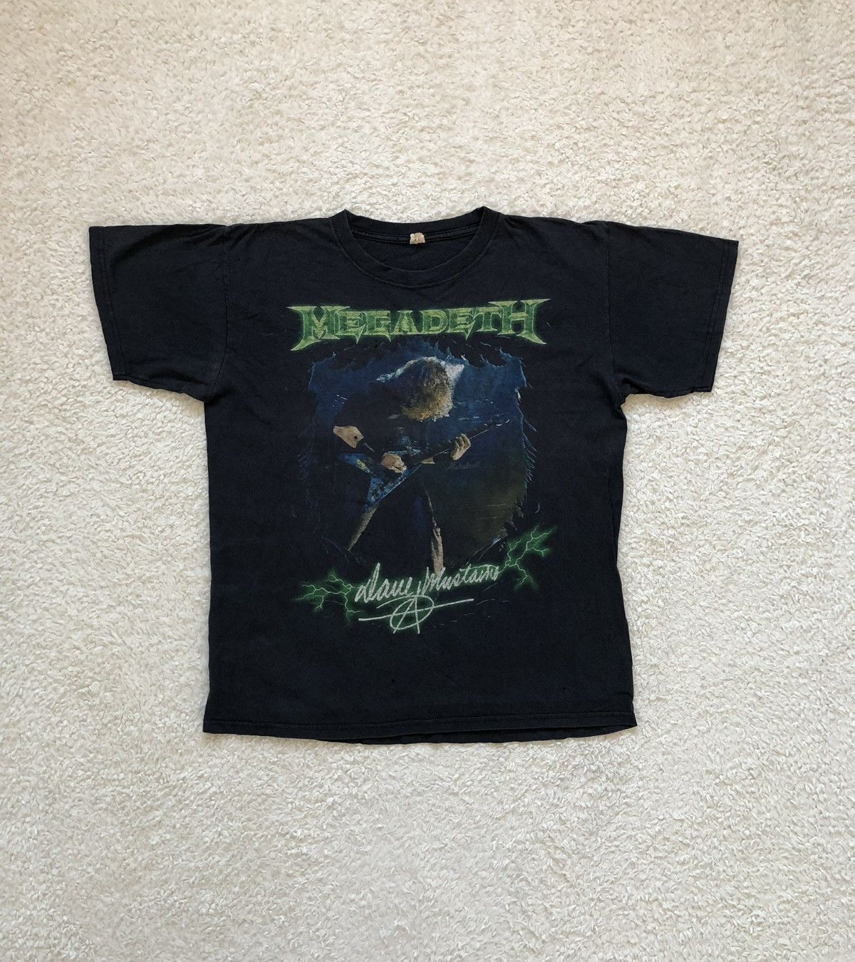 Vintage Tshirt Meeadeth Dave Mustaine Vintage 90’s Size US L / EU 52-54 / 3 - 1 Thumbnail