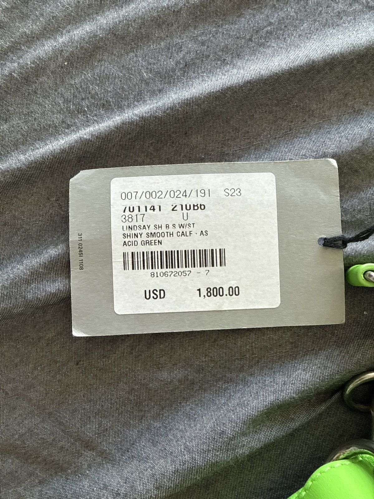 Balenciaga Balenciaga Lindsay acid green Size ONE SIZE - 5 Thumbnail