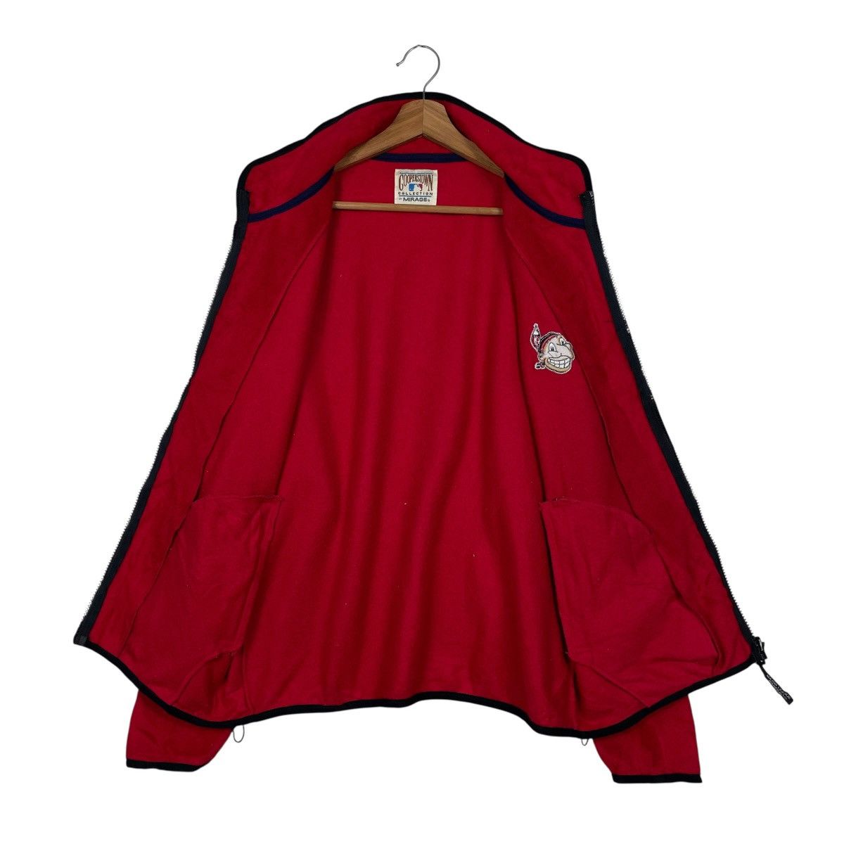 Mirage Vintage Mirage Cleveland Indians Fleece Jacket Size US L / EU 52-54 / 3 - 11 Thumbnail
