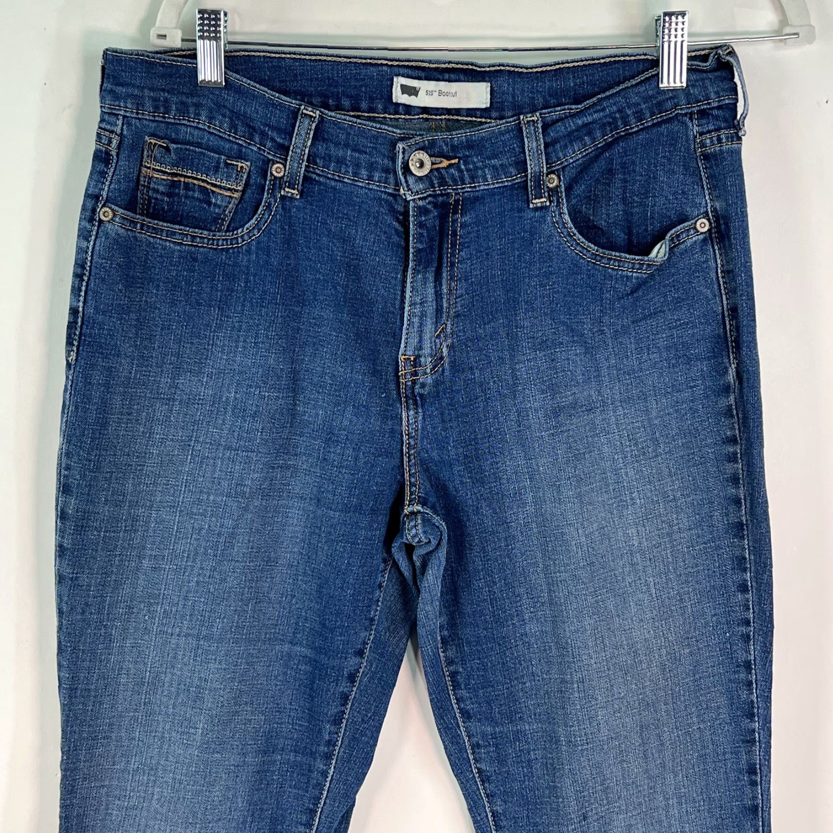 Levi's Levi's Womens Jeans Bootcut 5-Pocket Denim Size 10 Regular Low Rise Blue 32x32 515 M Vintage No Women Size 32" / US 10 / IT 46 - 3 Thumbnail