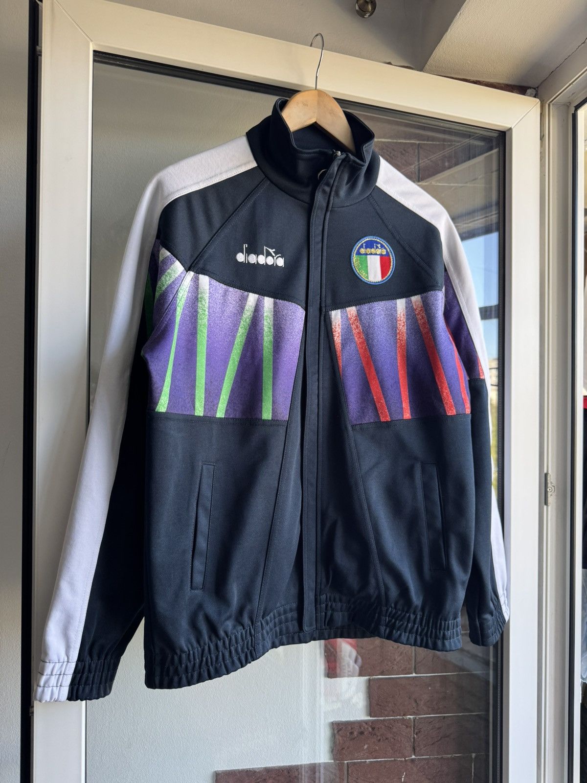 Diadora Retro Diadora Italy Word Cup 1994 Zip Hoodie Size US S / EU 44-46 / 1 - 5 Thumbnail