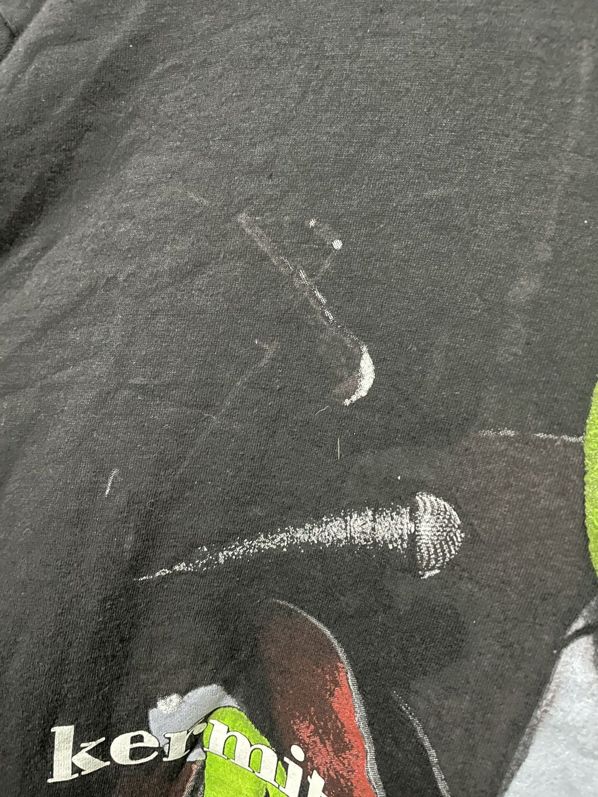Band Tees × Vintage Vintage 90s Kermit The Frog Unpigged Parody Cartoon Tee Size US XL / EU 56 / 4 - 4 Thumbnail