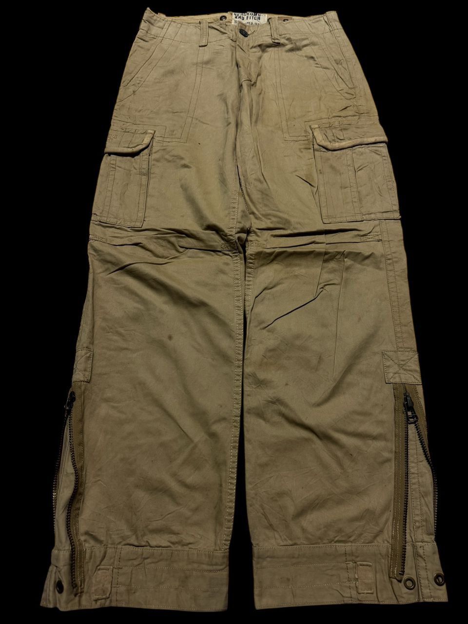 Abercrombie & Fitch Vintage Abercrombie And Fitch Tactical Military Cargo Zipper Size US 31 - 2 Thumbnail