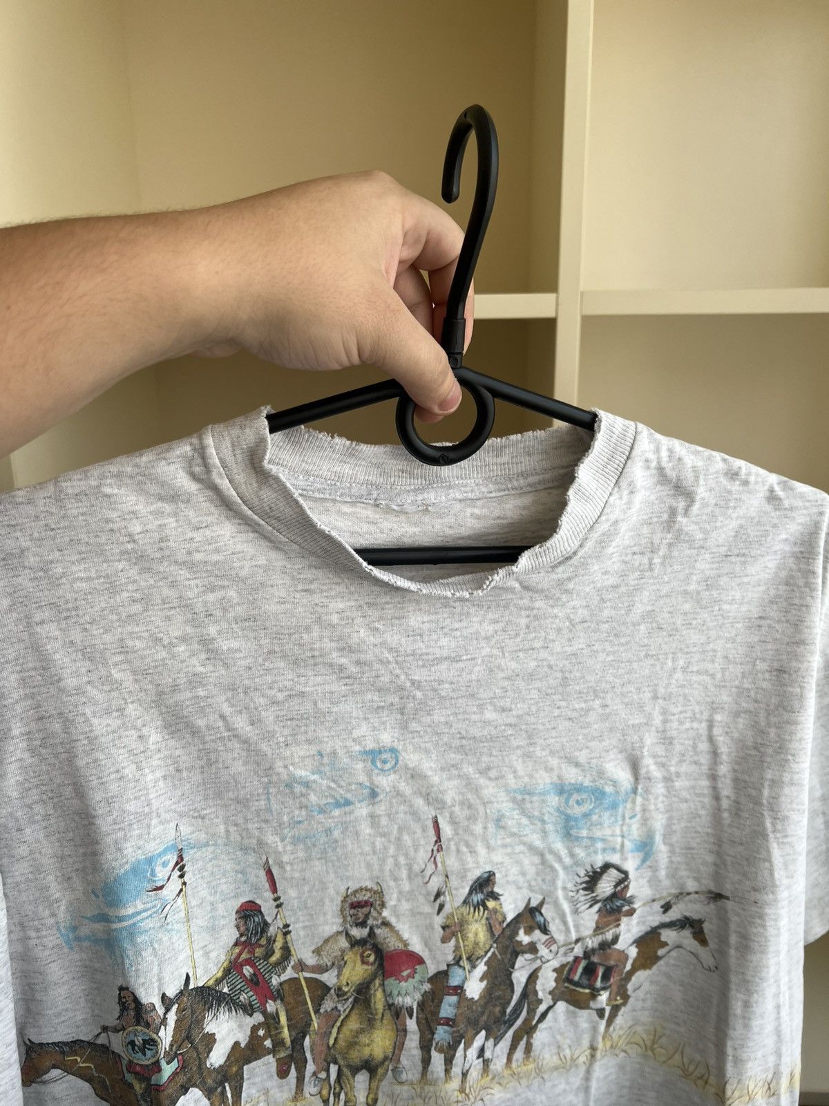 Vintage Vintage 90s St. Louis Native American T-Shirt Museum Size XL Size US XL / EU 56 / 4 - 16 Thumbnail