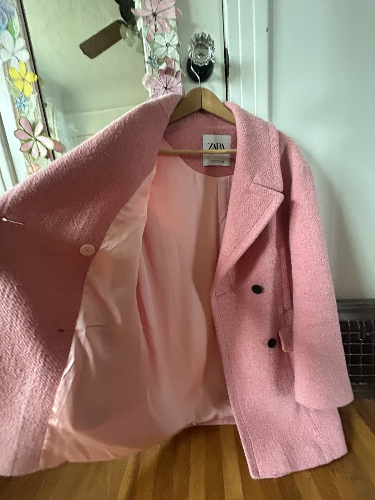 Zara ZARA pink coat XS-M Size XS / US 0-2 / IT 36-38 - 3 Thumbnail