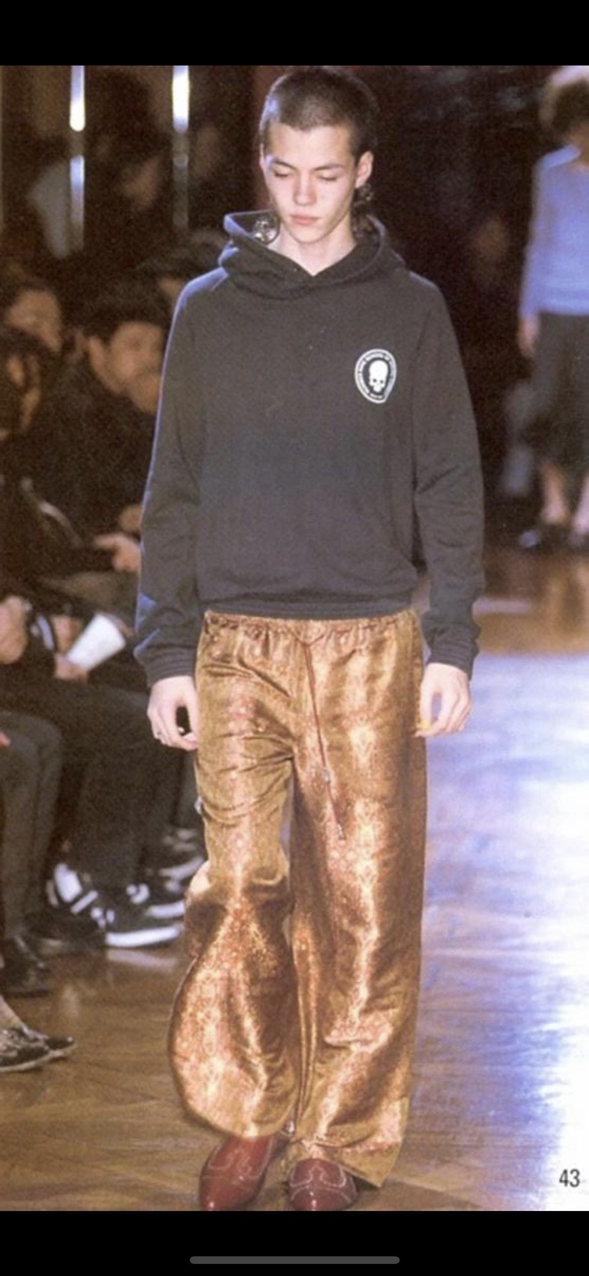 Number (N)ine SS01 “Time Migration” School of Visual Comedy Hoodie Size US L / EU 52-54 / 3 - 6 Thumbnail