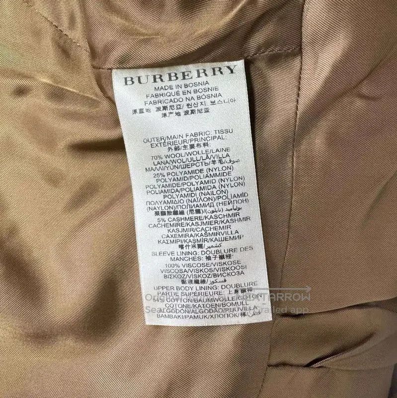 Burberry Burberry Camel Wool Women's Coat. Size L / US 10 / IT 46 - 6 Thumbnail