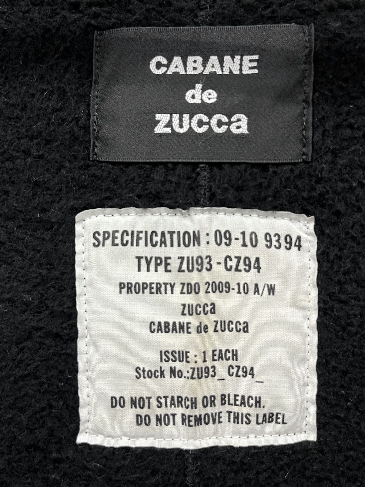 CABANE de ZUCCa VERY RARE🔥CABANE de ZUCCA Military Designer Full Zip Hoodie Size US L / EU 52-54 / 3 - 14 Thumbnail