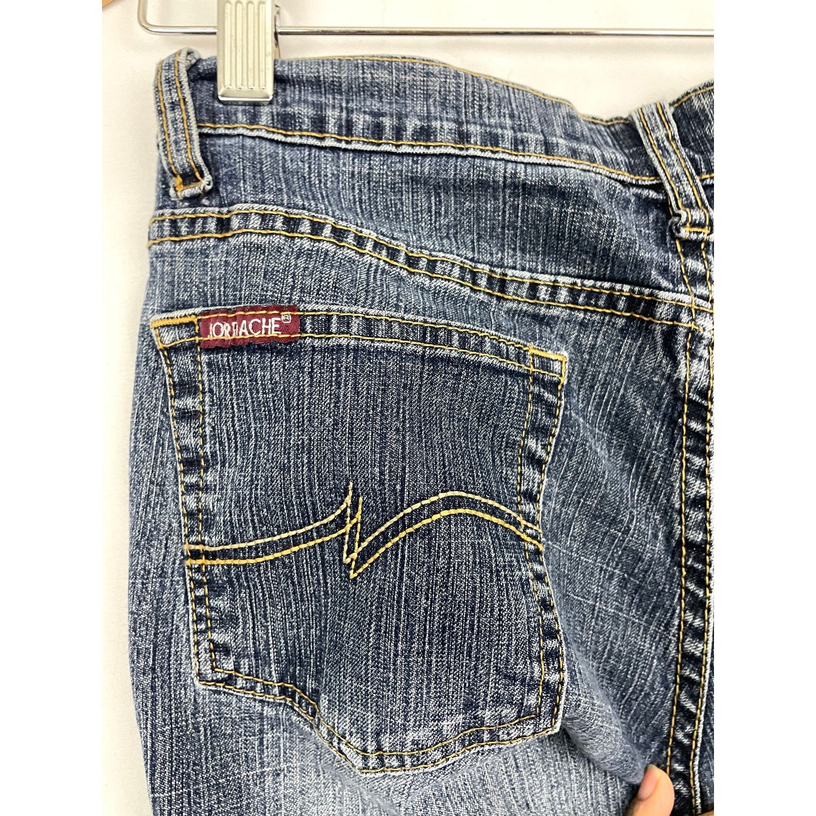 Jordache VTG Jordache Jeans Bootcut 26" Low Rise Stretch Y2K 2000's Size 28" / US 6 / IT 42 - 6 Thumbnail