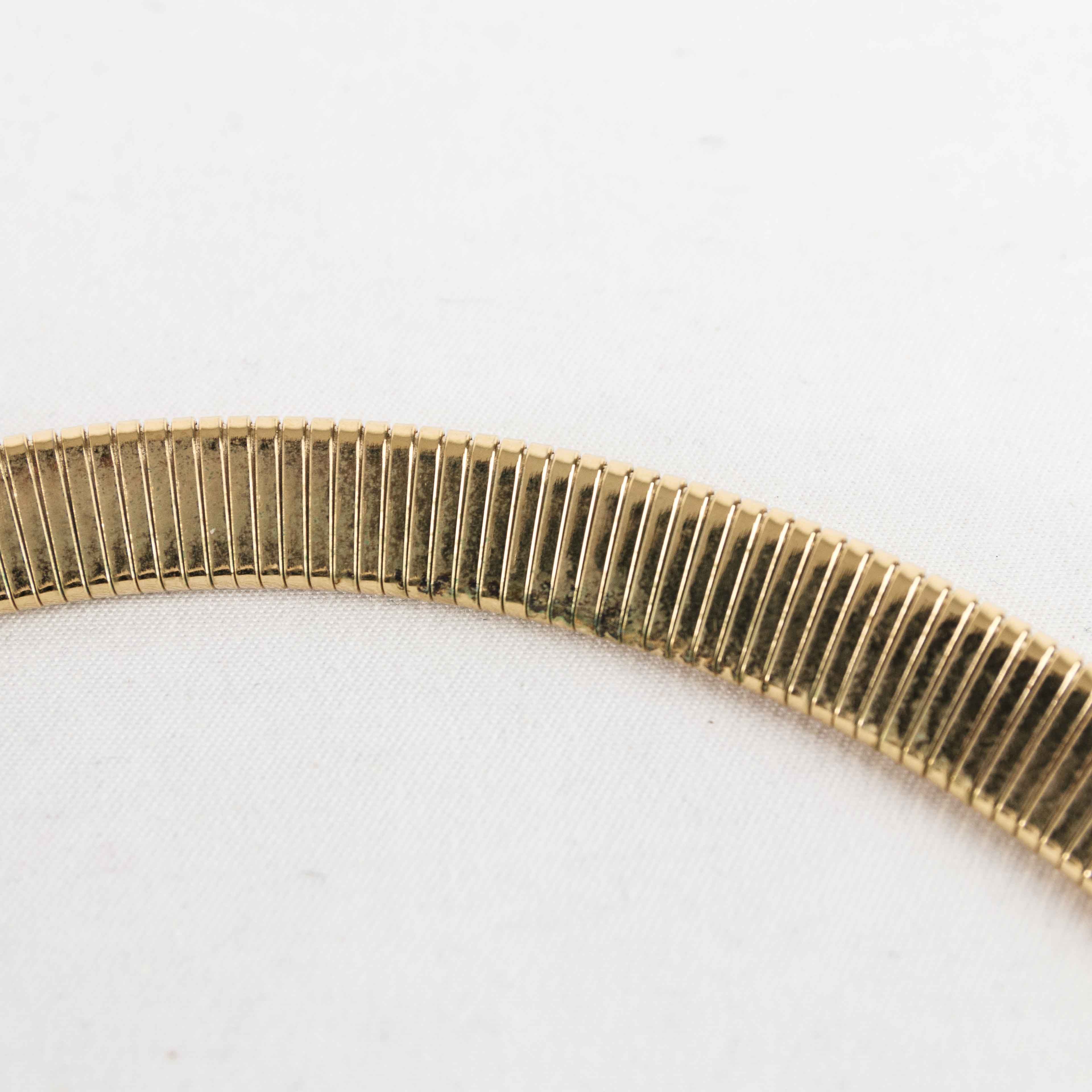 Givenchy Givenchy Vintage Gold-Tone Tubular Collar Necklace Size ONE SIZE - 10 Thumbnail