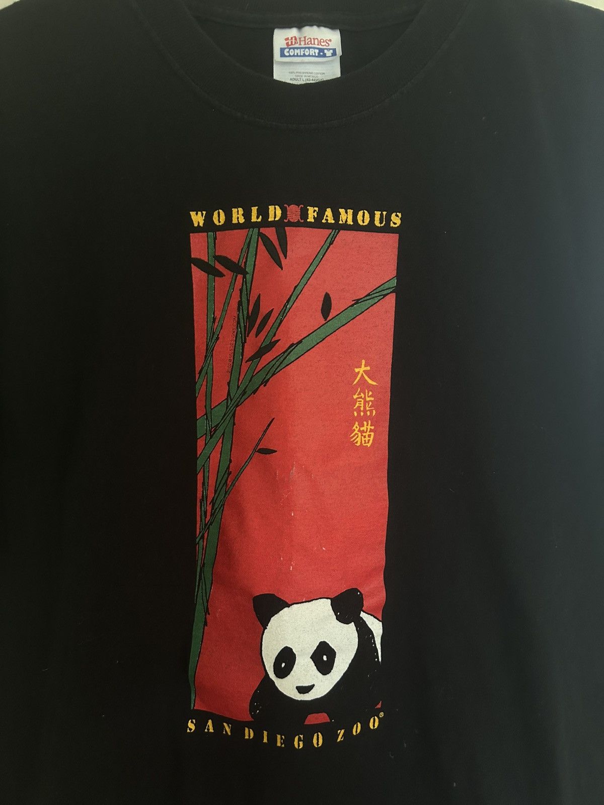 Vintage Vintage San Diego Zoo Panda Bamboo Graphic T-shirt Size US L / EU 52-54 / 3 - 2 Thumbnail