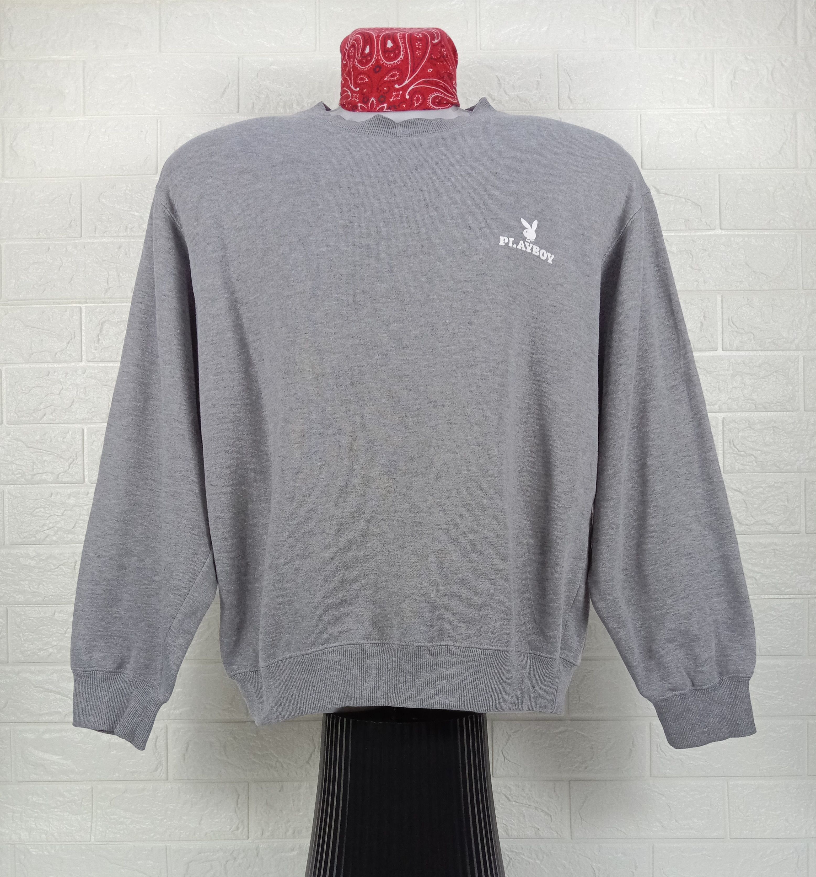 Playboy Vintage Playboy Big Logo Embroidery Sweatshirt Size US M / EU 48-50 / 2 - 2 Thumbnail