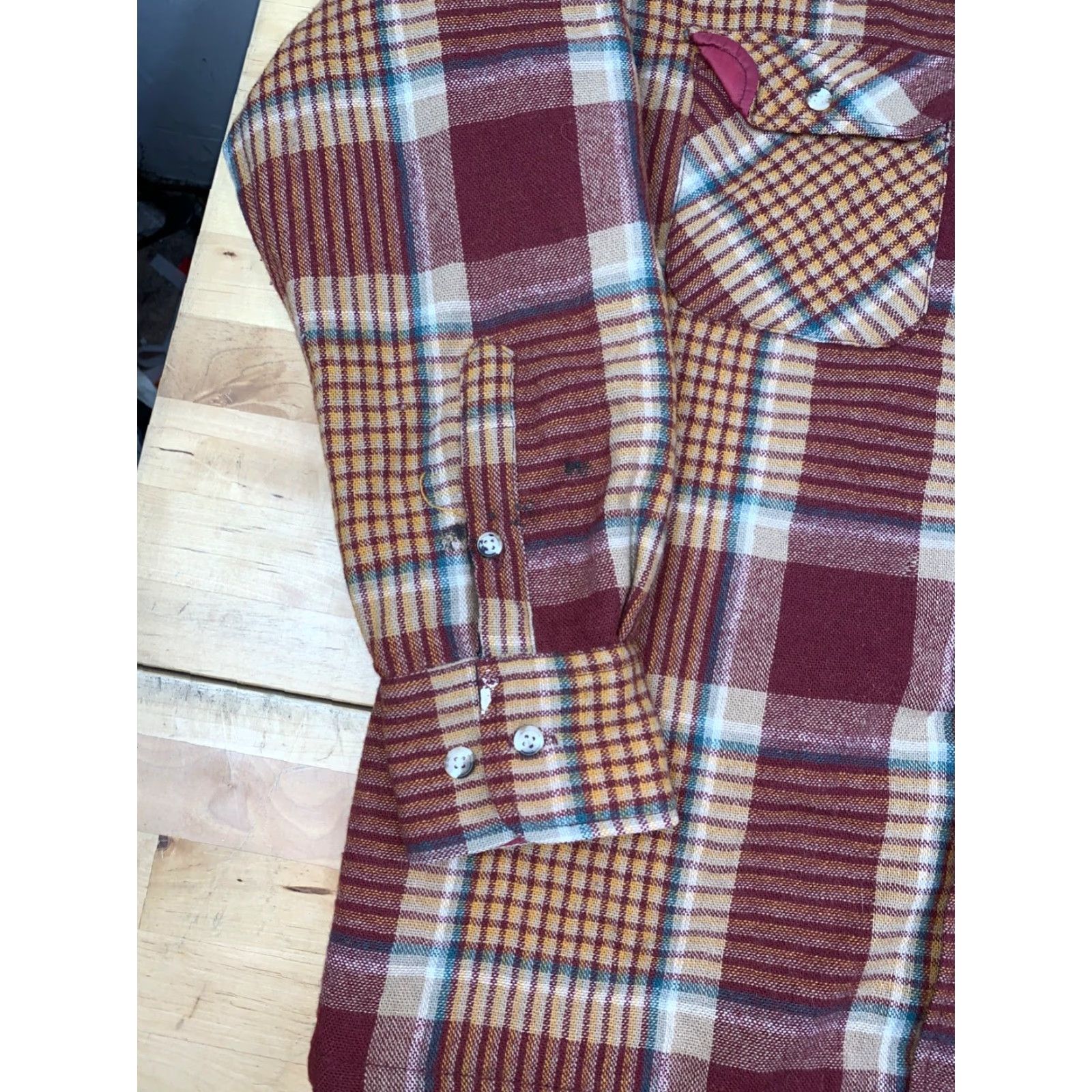 High Sierra VINTAGE High Sierra Shirt Jacket Shacket Mens M Red Flannel Plaid Lined Size US M / EU 48-50 / 2 - 4 Thumbnail