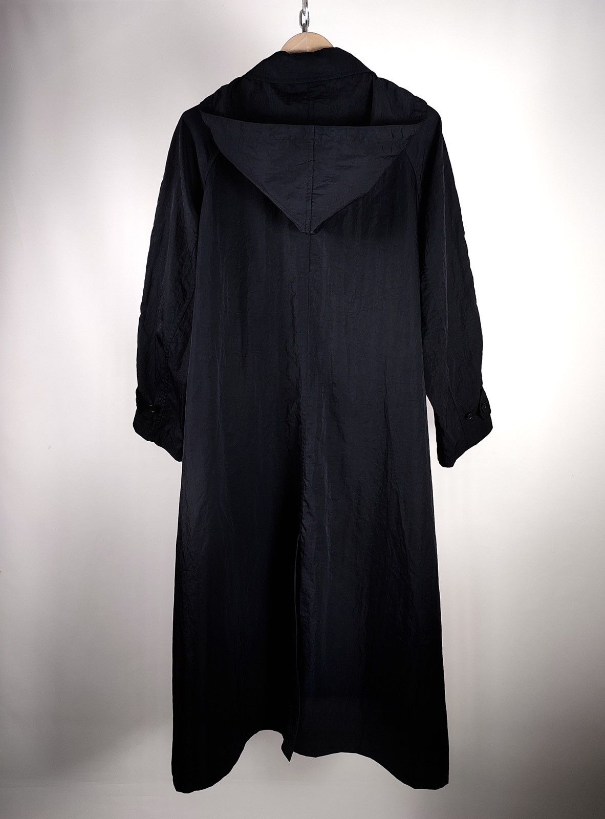 Yohji Yamamoto Yohji Yamamoto Oversized Nylon Hood Trench Coat Size US M / EU 48-50 / 2 - 18 Thumbnail