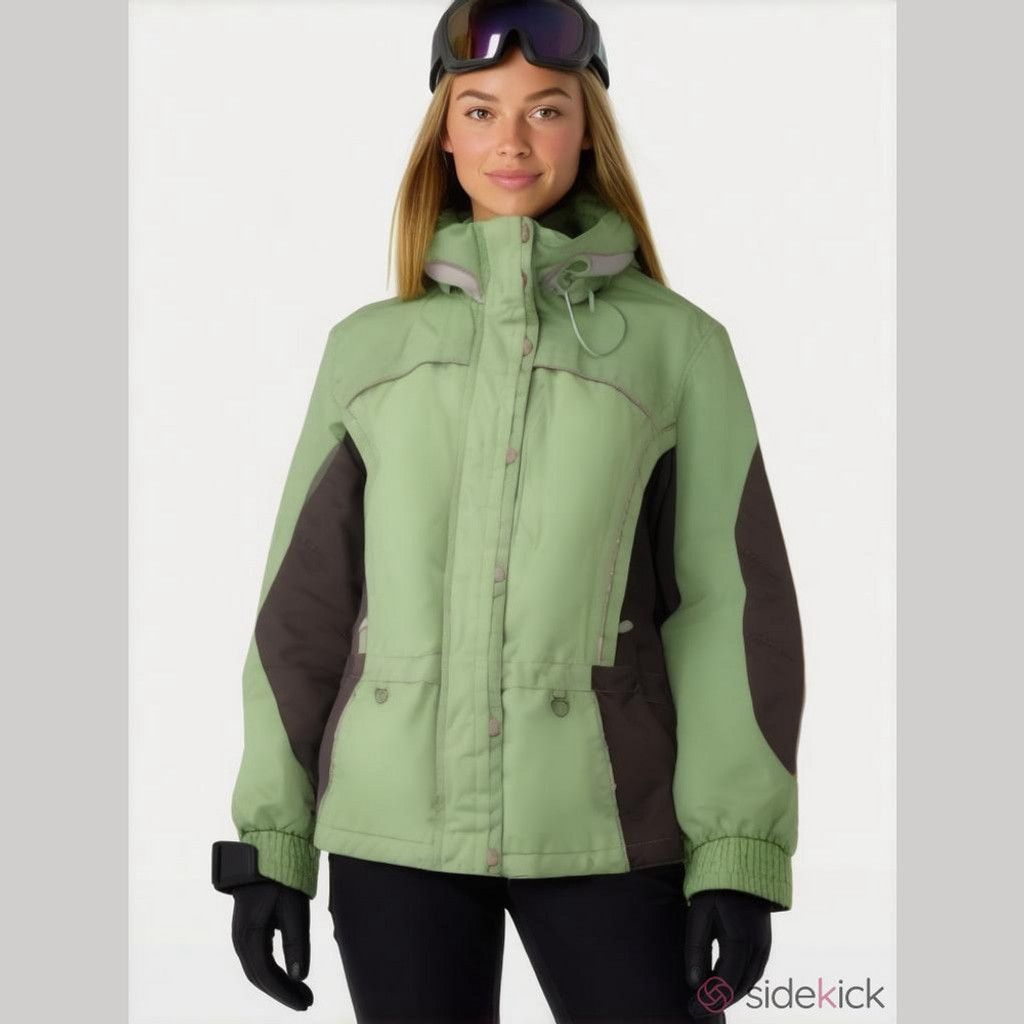 Obermeyer Obermeyer Green Ridgeline Hydro Block Cell Ski Coat Size 8 Size M / US 6-8 / IT 42-44 - 1 Thumbnail