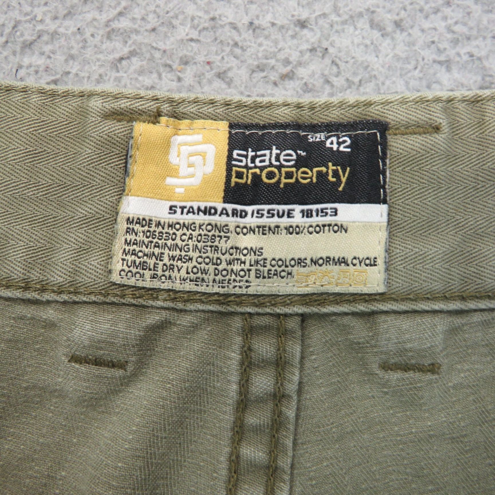 Vintage VINTAGE State Property Shorts Mens 42 Baggy Y2K Cargo Rocawear Denim Green Skater Size US 40 / EU 56 - 5 Thumbnail