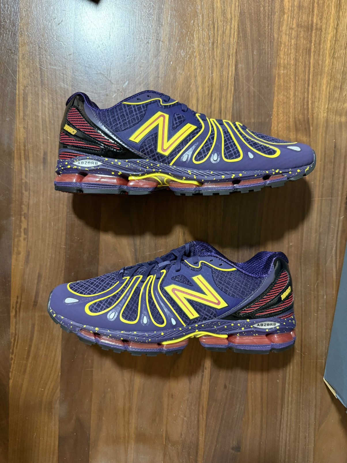 New Balance NEW BALANCE 1890 'Boysenberry with punch yellow' Size 11 Size US 11 / EU 44 - 2 Thumbnail