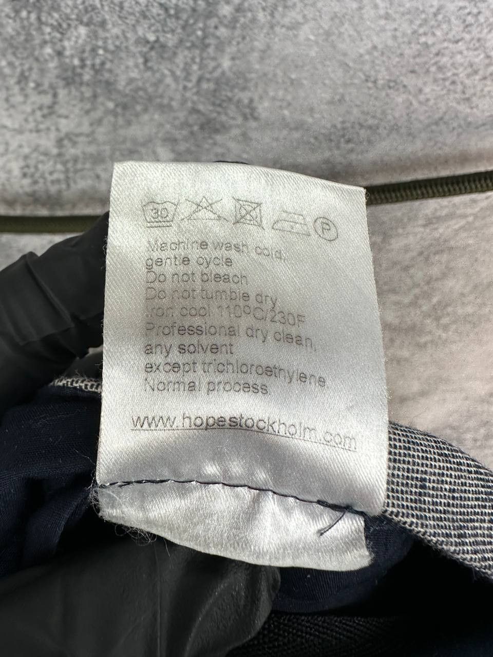 Hope HOPE Stockholm Law Trouser Grey Linen Blend Pants Size US 30 / EU 46 - 18 Thumbnail