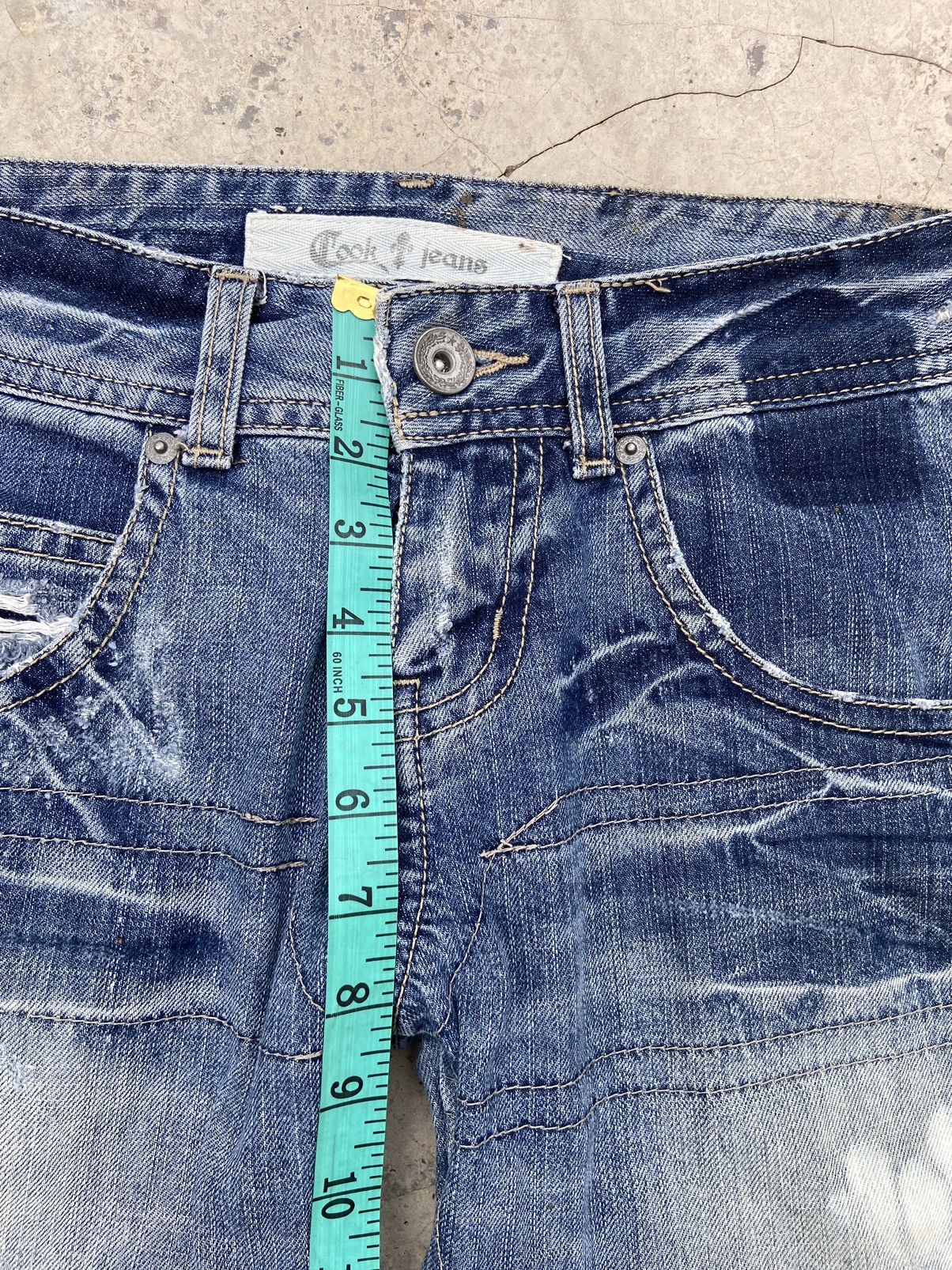 Cook Jeans Cook jeans Distressed denim undercover design reconstructed Size US 29 - 15 Thumbnail