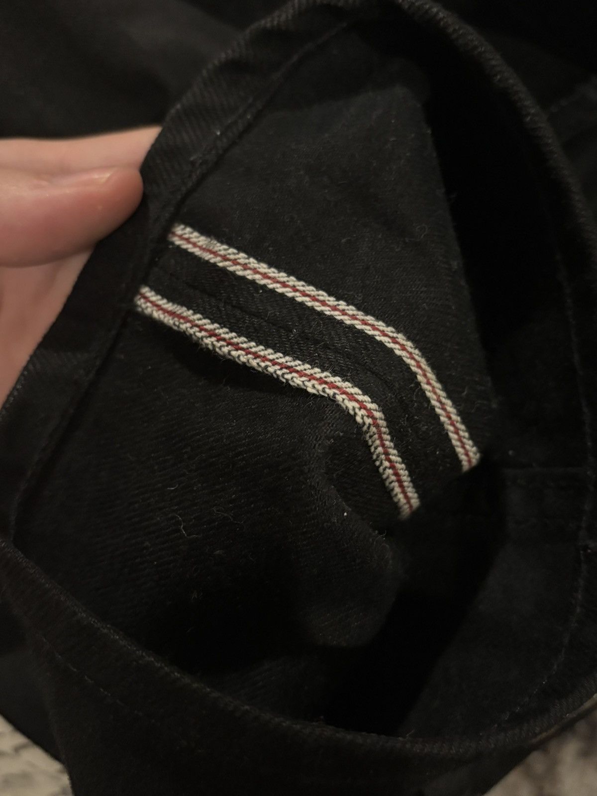 3sixteen 3sixteen Selvedge Raw Black Denim Slight Taper Fit 32 x 31 Size US 32 / EU 48 - 3 Thumbnail