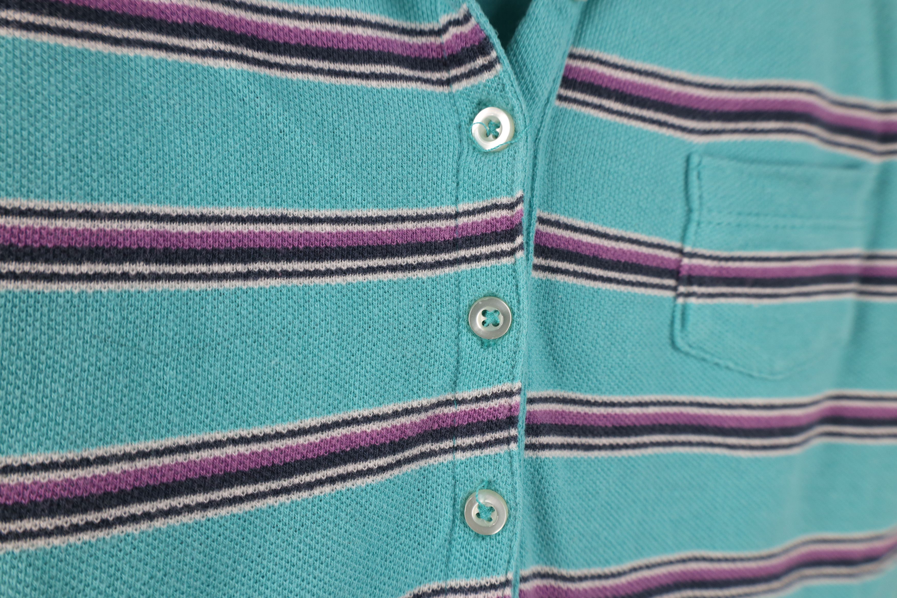 Aeropostale Vintage 90s Y2K Aeropostale Striped Collared Polo Shirt Size M / US 6-8 / IT 42-44 - 6 Thumbnail