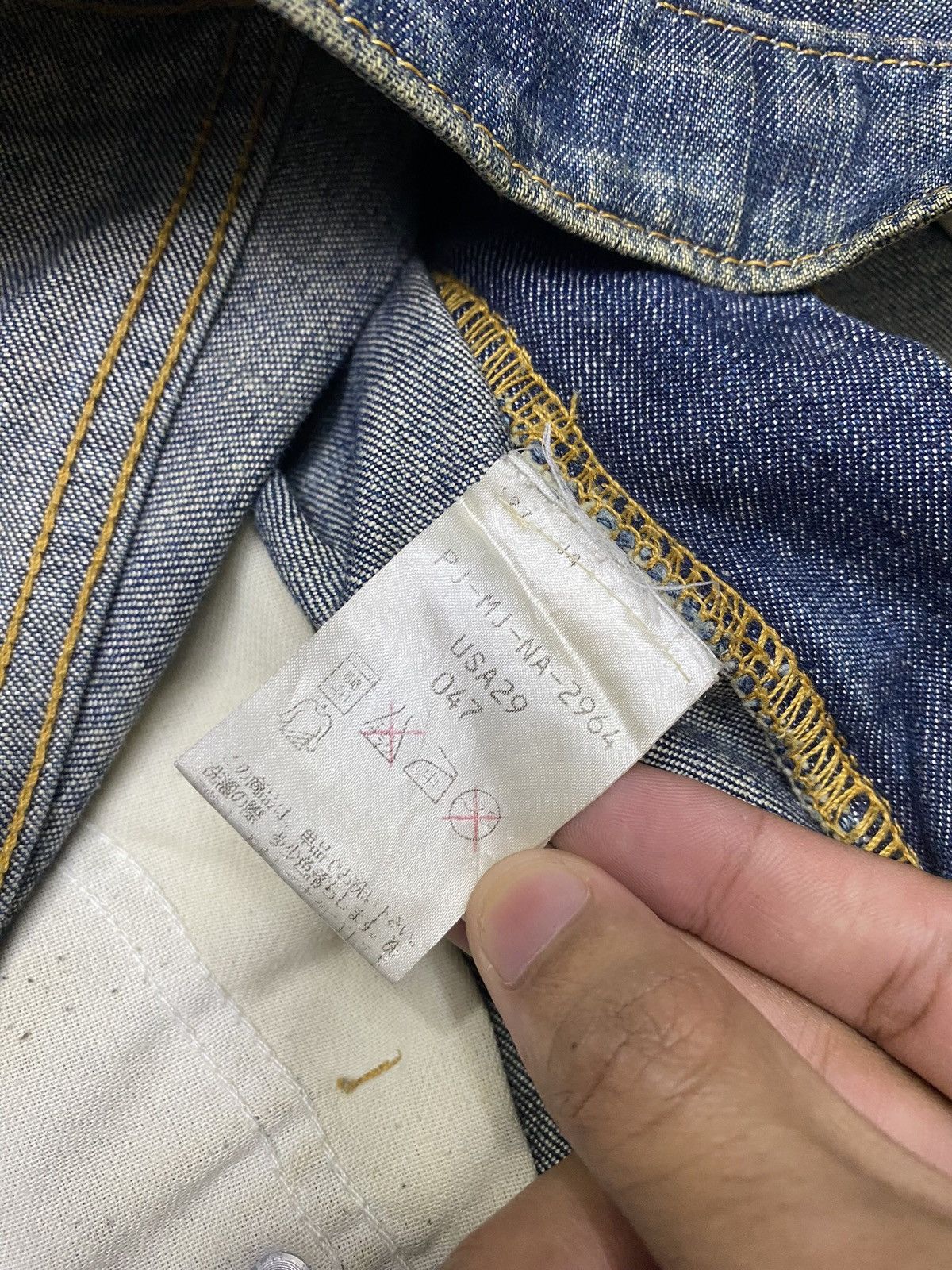 Polo Ralph Lauren × Ralph Lauren 🔥VINTAGE POLO RALPH LAUREN BOOTCUT DISTRESSED DENIM JEANS Size US 32 / EU 48 - 9 Thumbnail