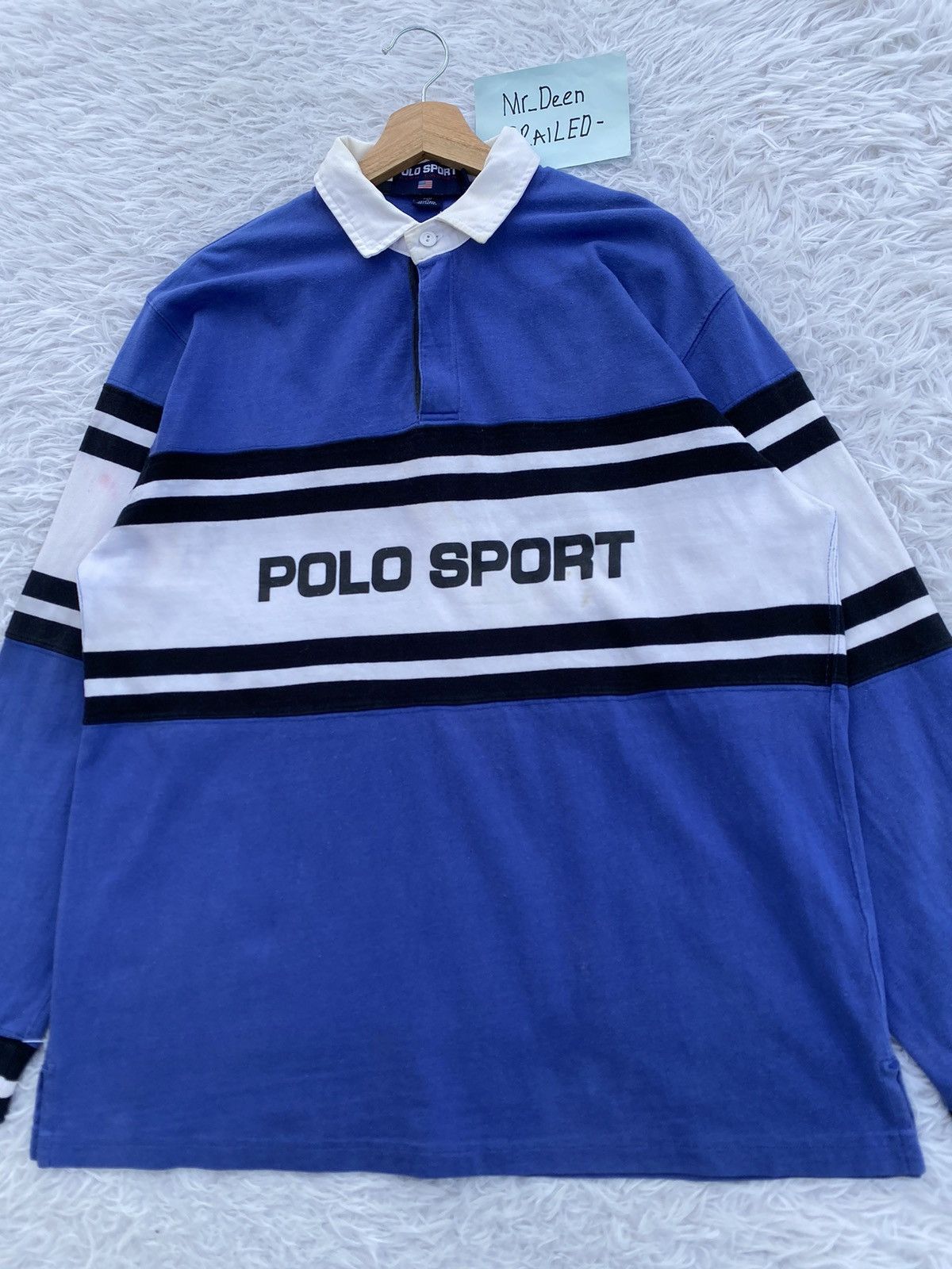 Polo Ralph Lauren Rare Vintage Polo Sport Ralph Lauren Long Sleeve Shirt Size US L / EU 52-54 / 3 - 7 Thumbnail