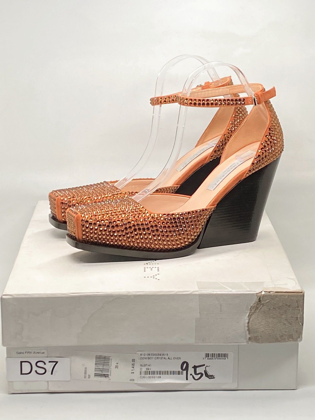 Stella McCartney Stella McCartney Cowboy Crystal All Over Heels size 39.5 Size US 9.5 / IT 39.5 - 13 Thumbnail